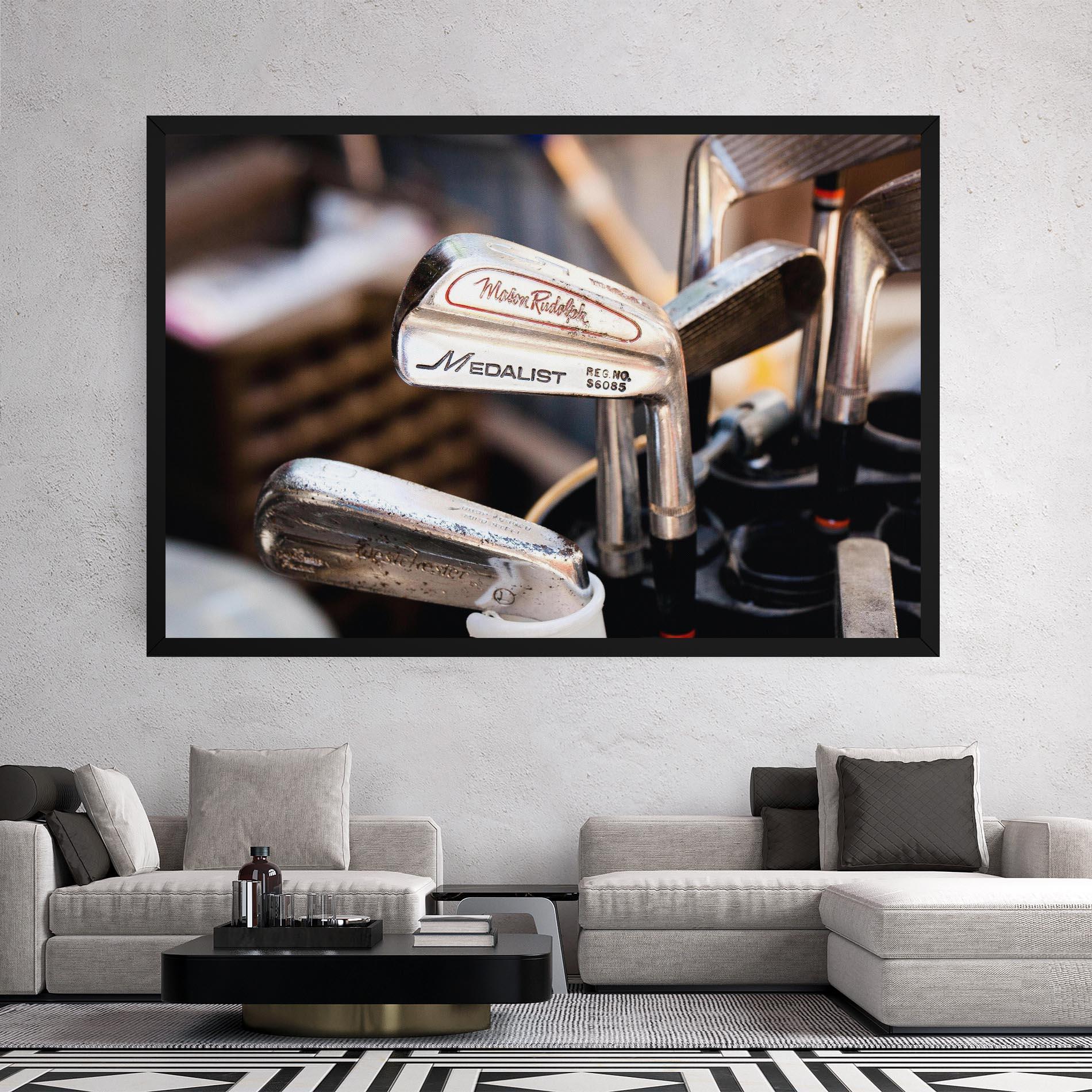 Tablou Canvas Silver Golf Club mockup 2