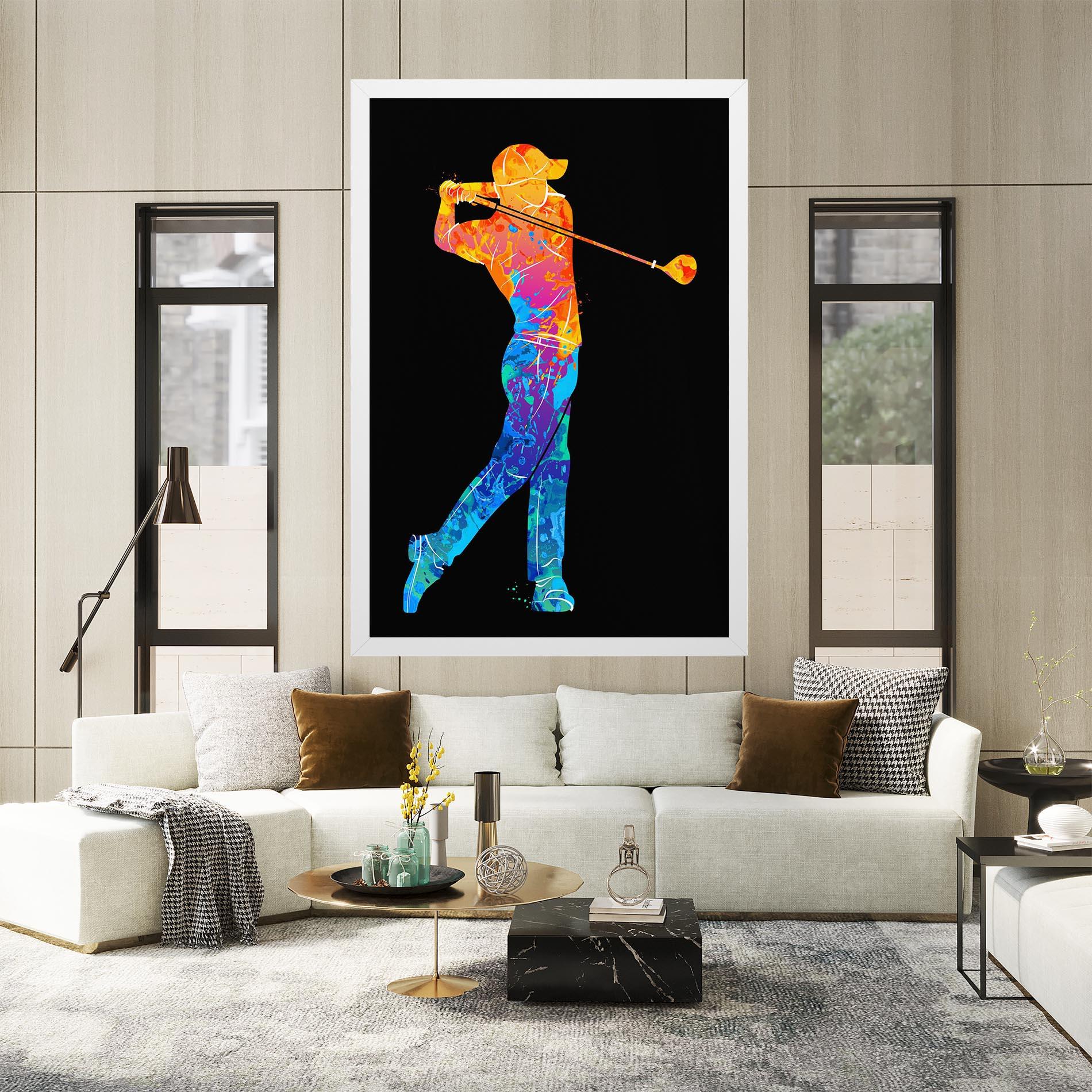 Tablou Canvas Color Mix Golf mockup 2