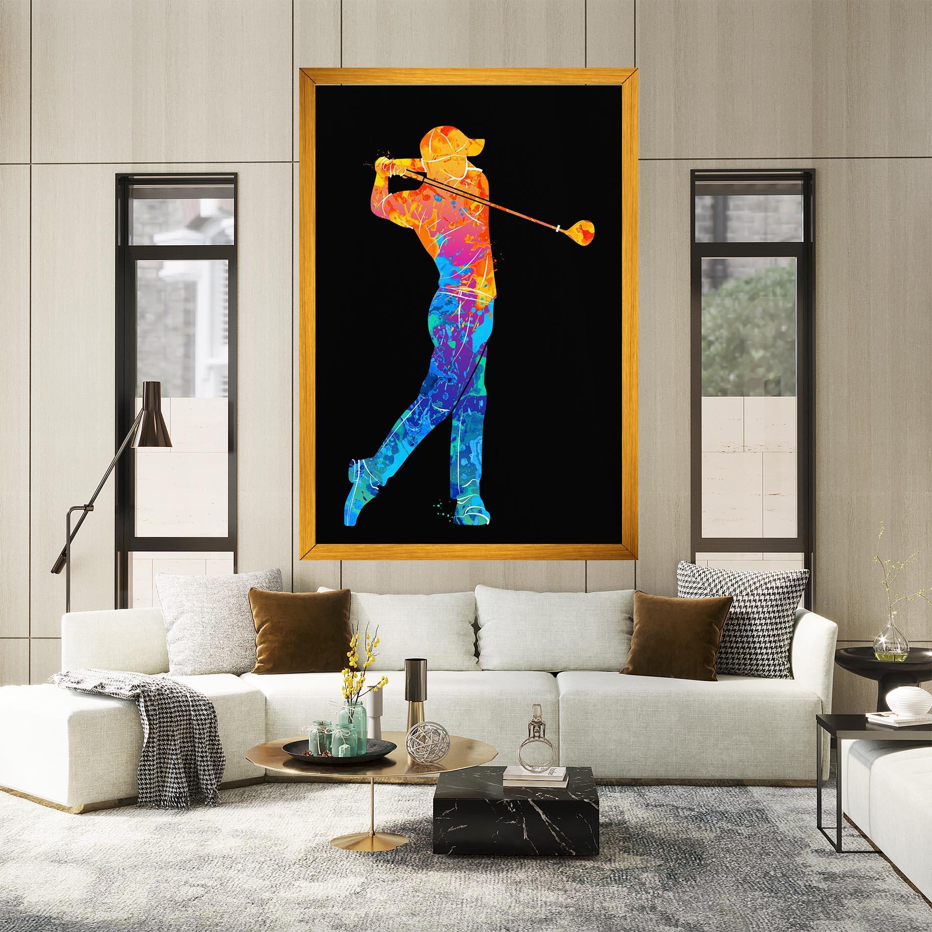 Tablou Canvas Color Mix Golf mockup 2