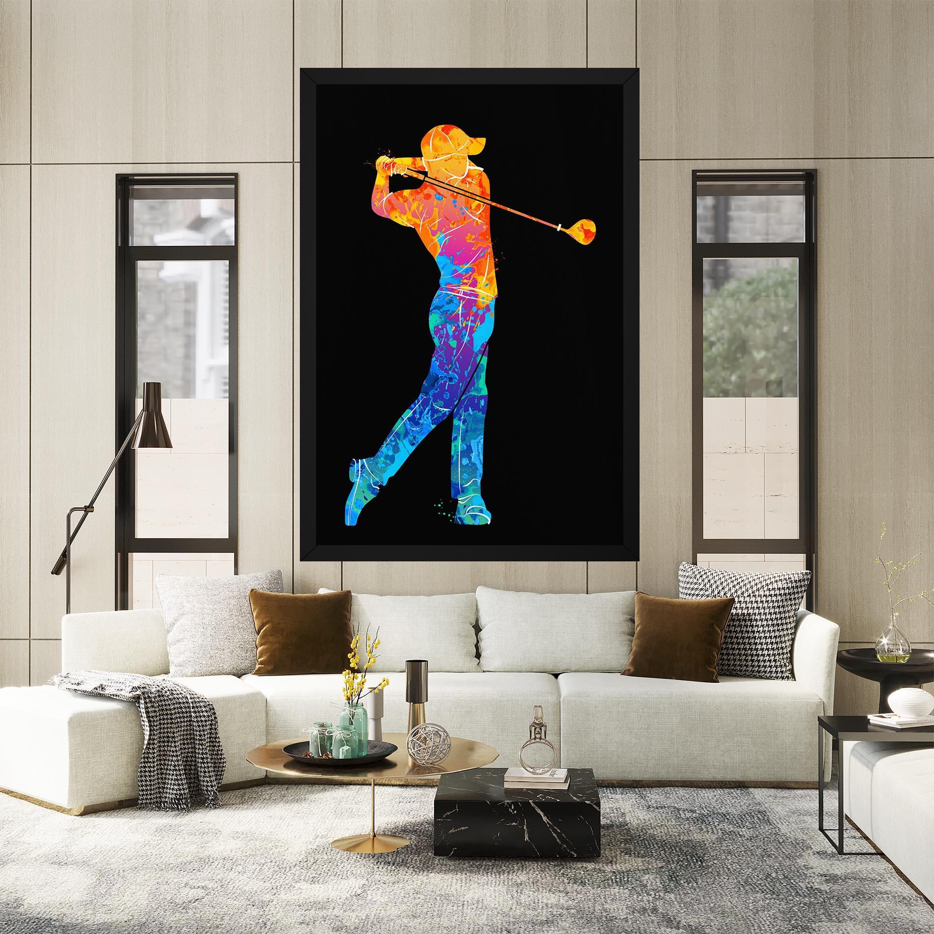 Tablou Canvas Color Mix Golf mockup 2