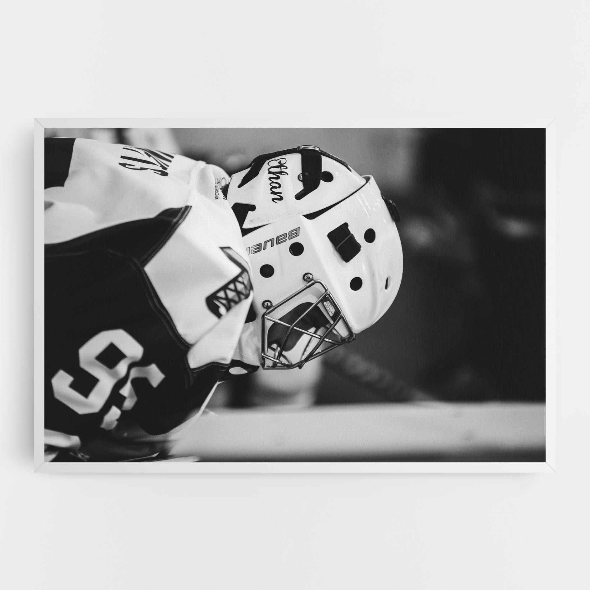 Tablou Canvas Black White Hockey mockup 0