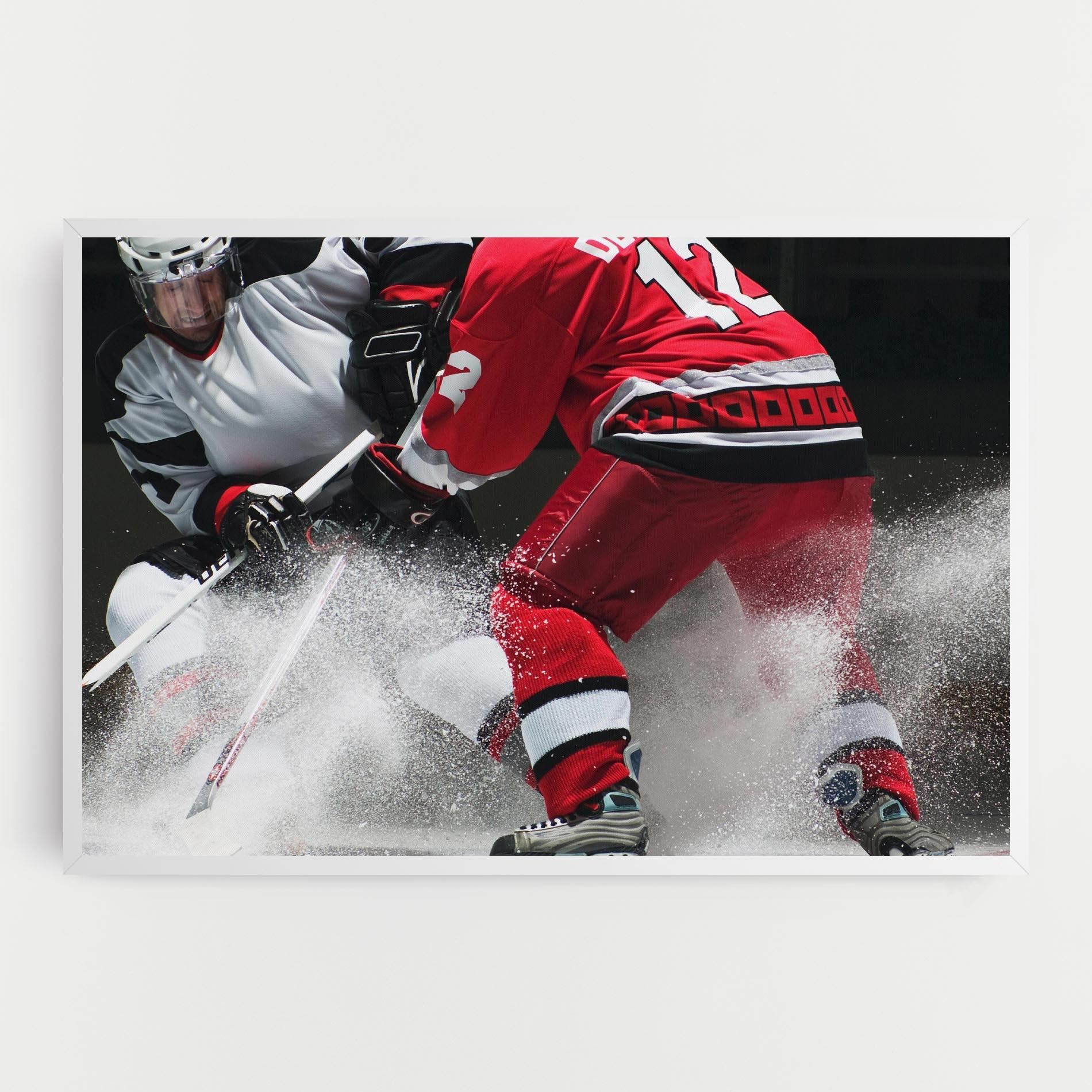 Tablou Canvas Red Hokey Player mockup 0