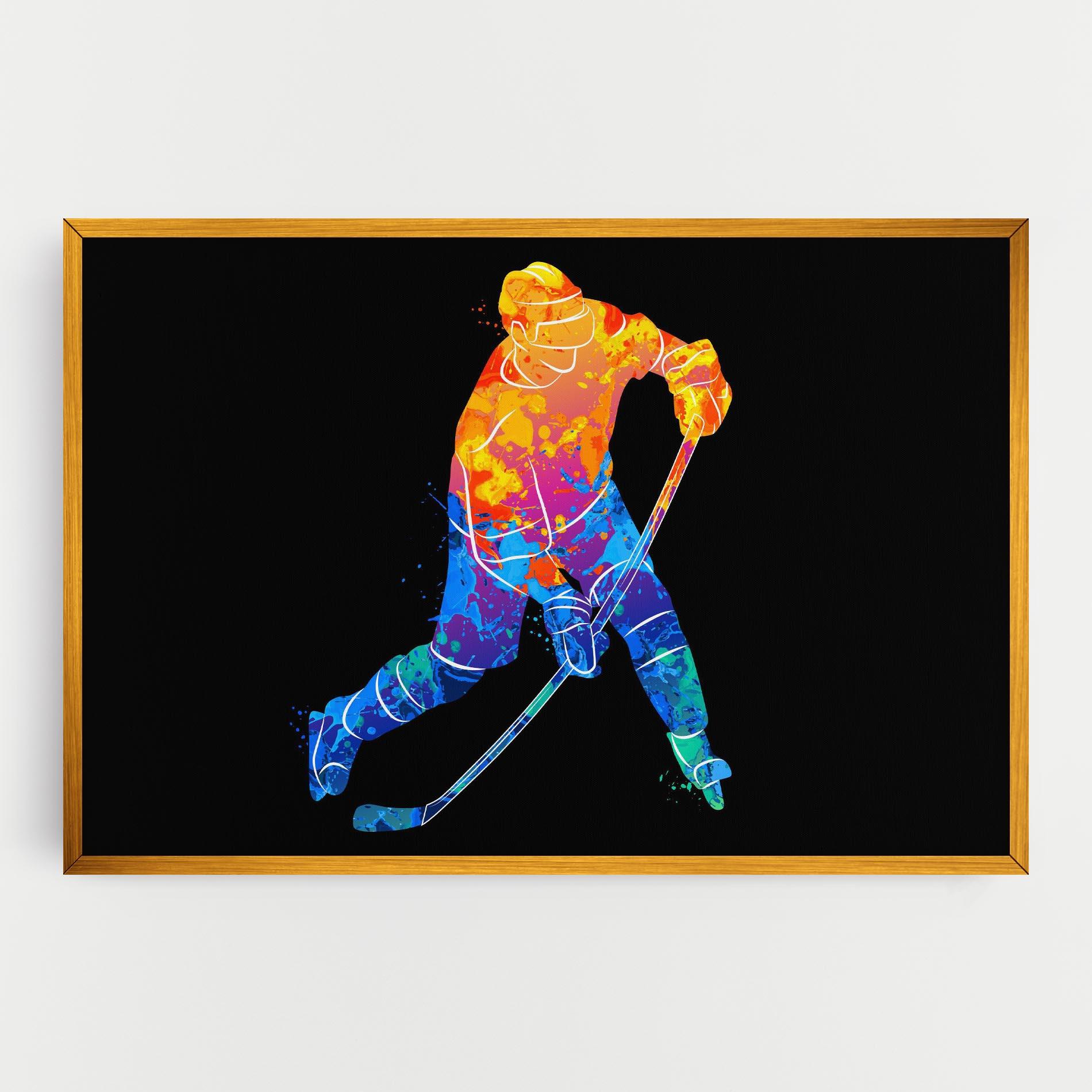 Tablou Canvas Color Mix Hockey mockup 0