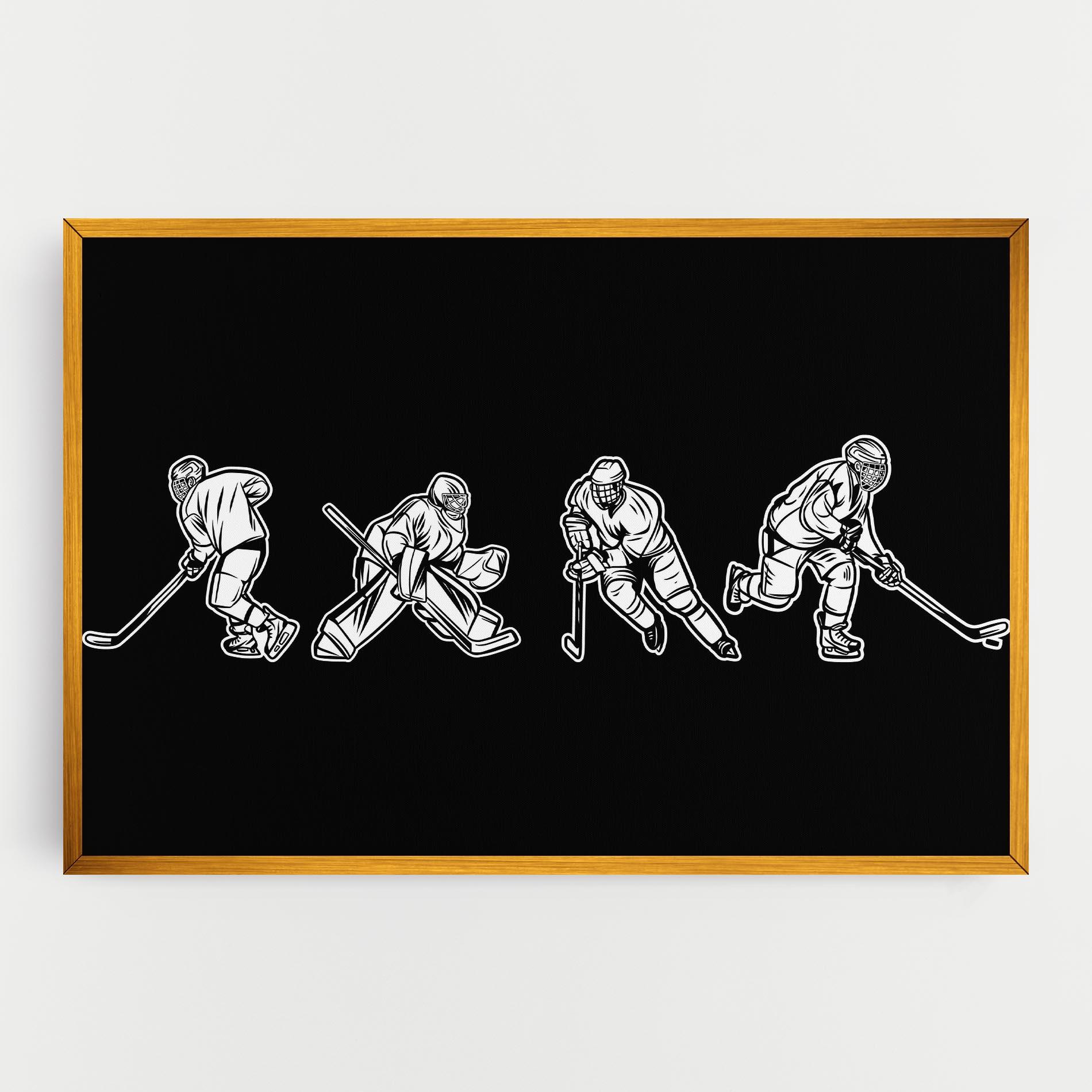 Tablou Canvas Hockey Four mockup 0