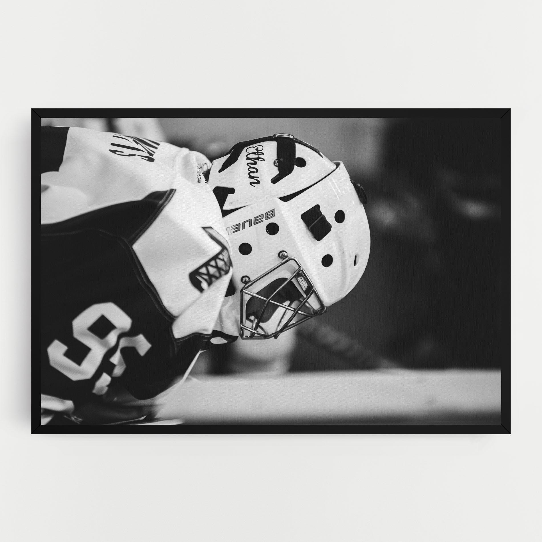 Tablou Canvas Black White Hockey mockup 0