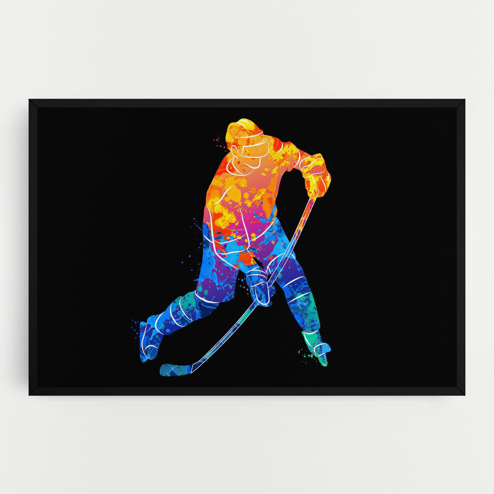 Tablou Canvas Color Mix Hockey mockup 0