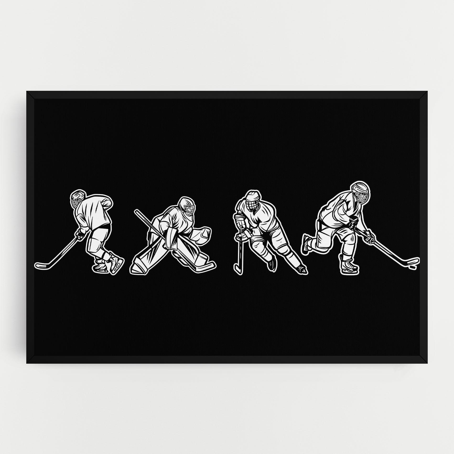 Tablou Canvas Hockey Four mockup 0