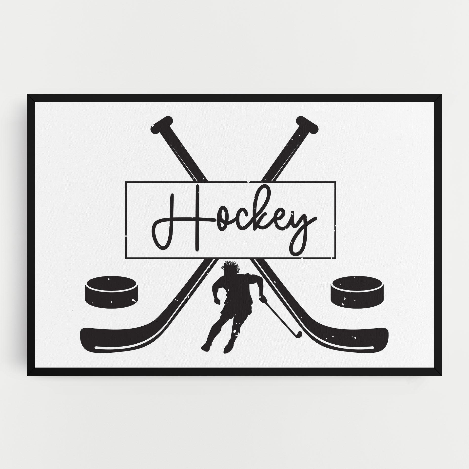 Tablou Canvas Hockey Stick mockup 0