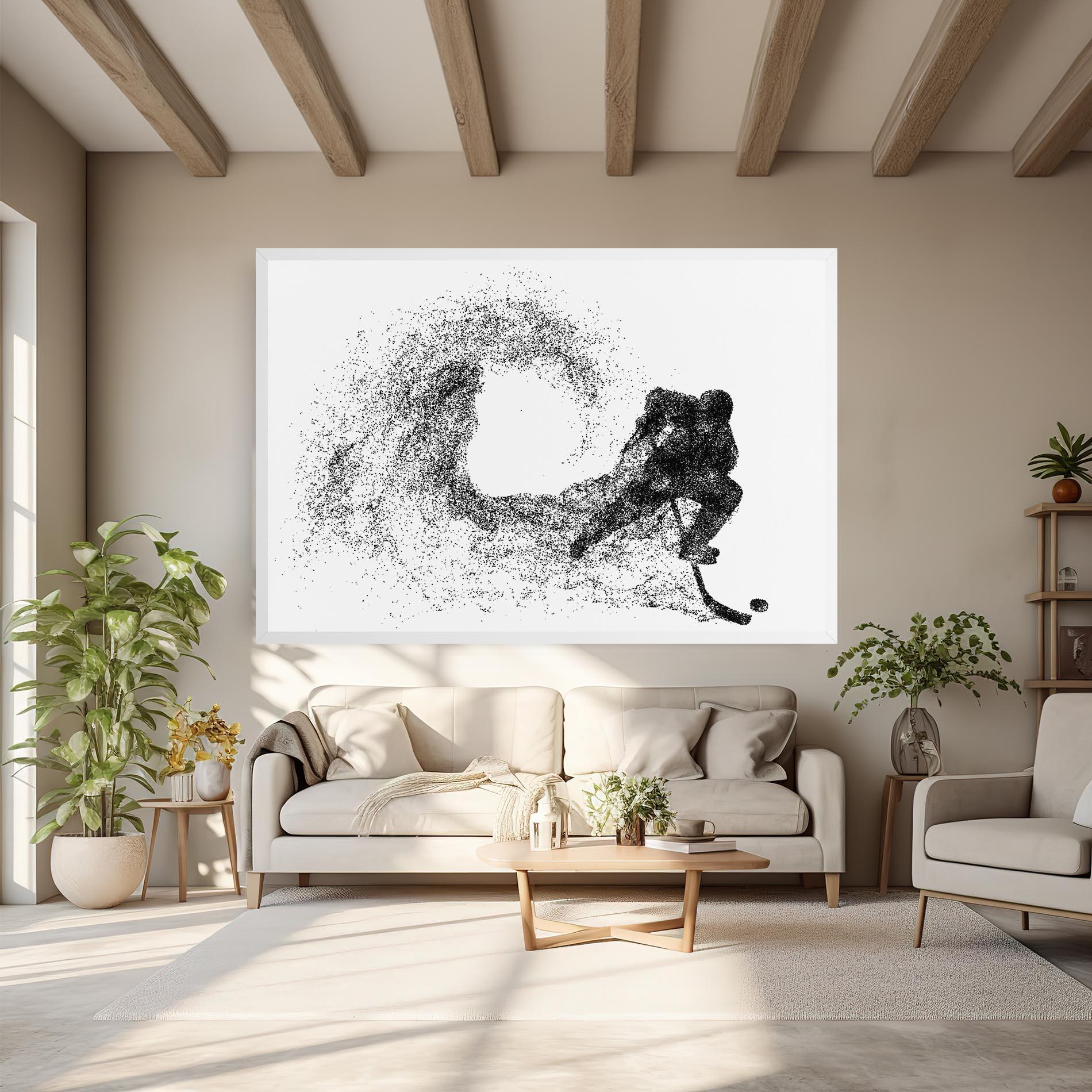 Tablou Canvas Hockey Playing mockup 6