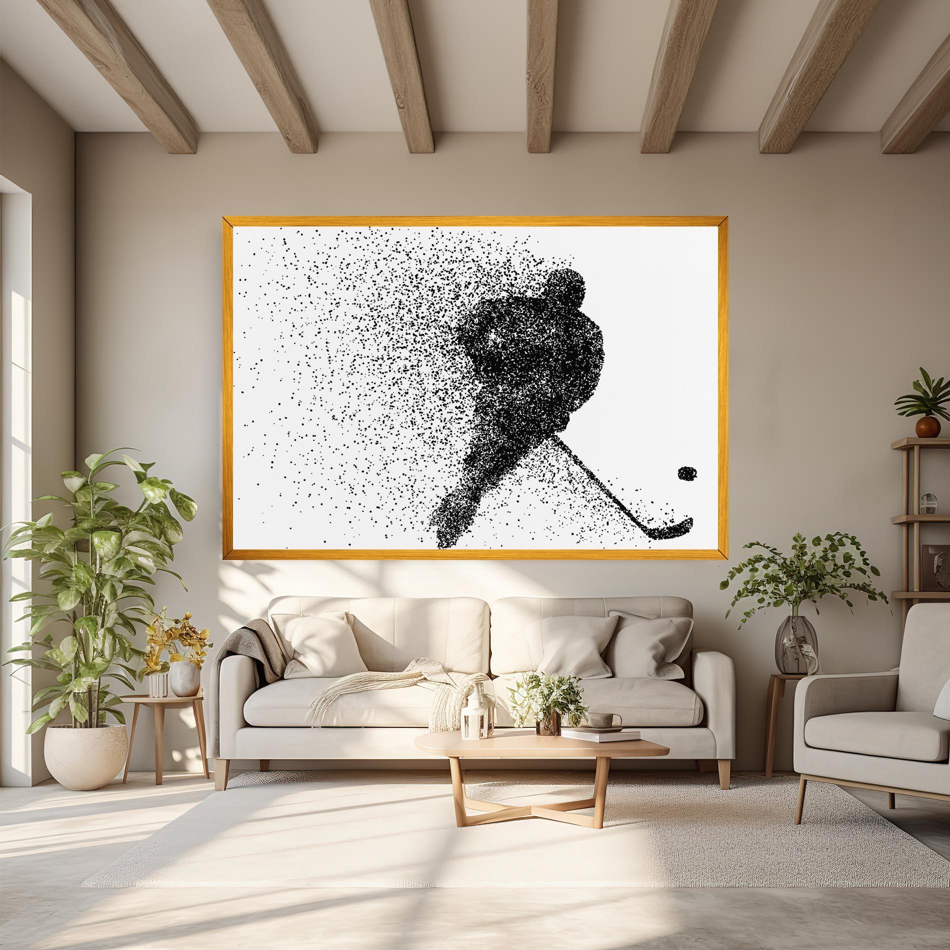 Tablou Canvas Hockey Art mockup 6