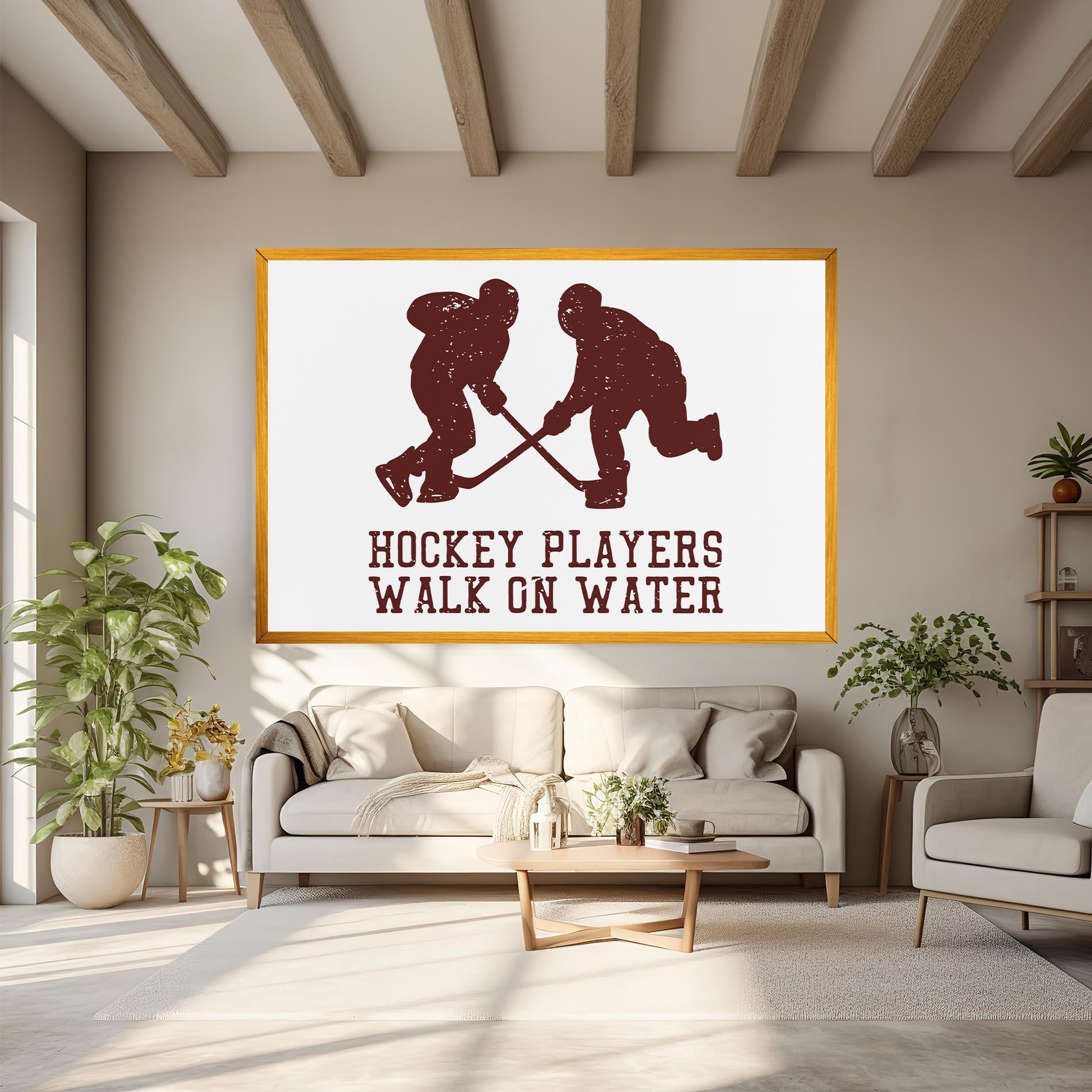 Tablou Canvas Hockey Walk mockup 6