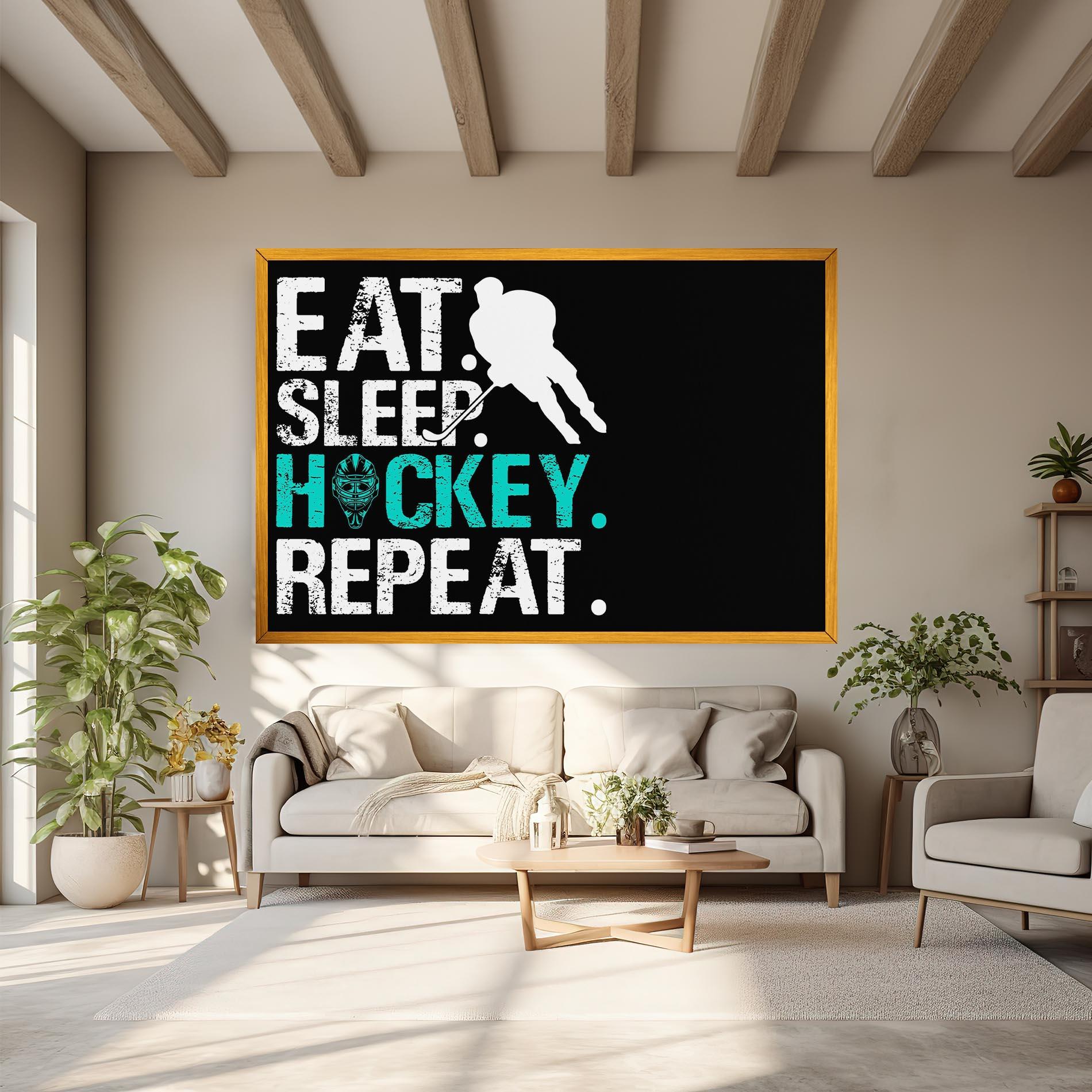 Tablou Canvas Sleep Hockey mockup 6