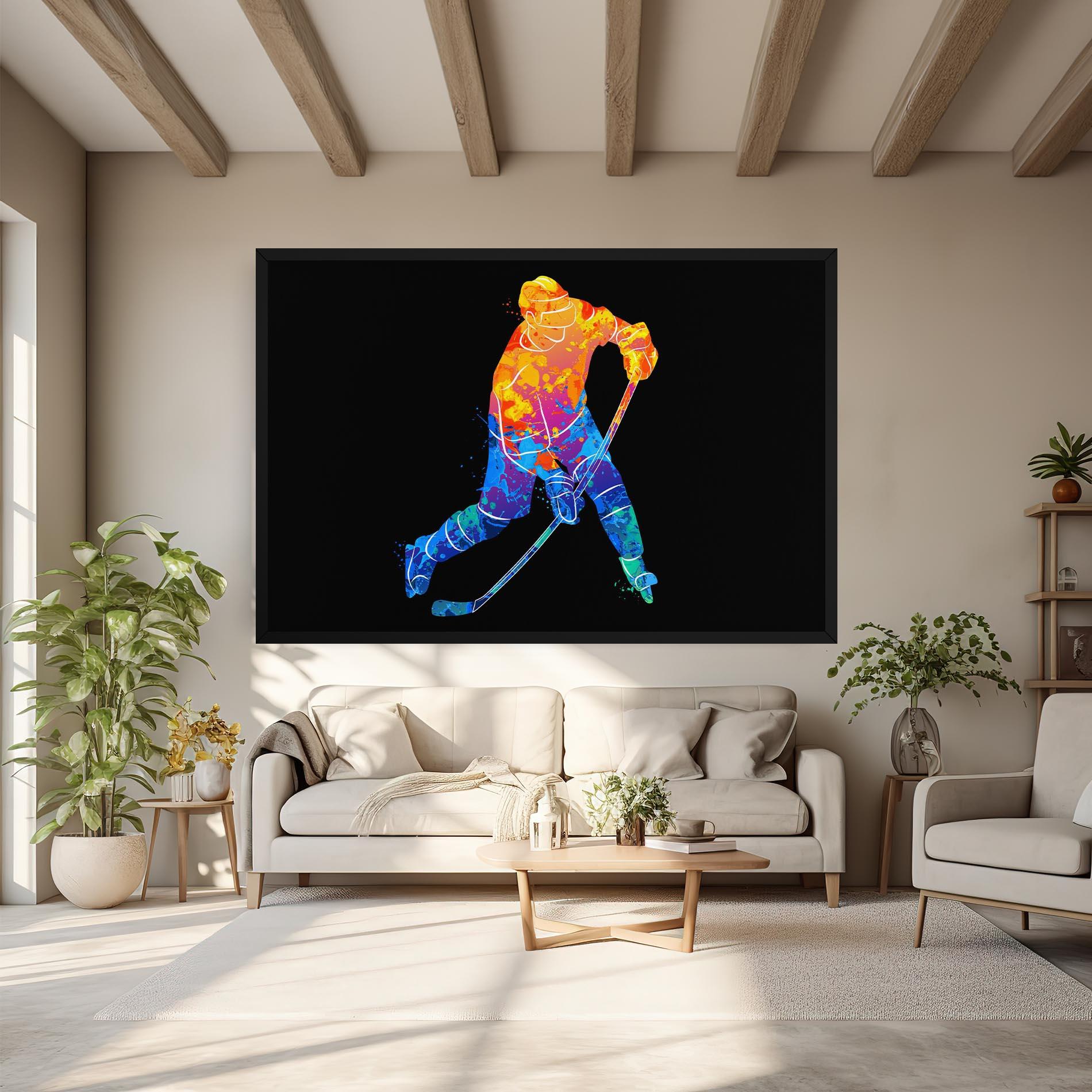 Tablou Canvas Color Mix Hockey mockup 6