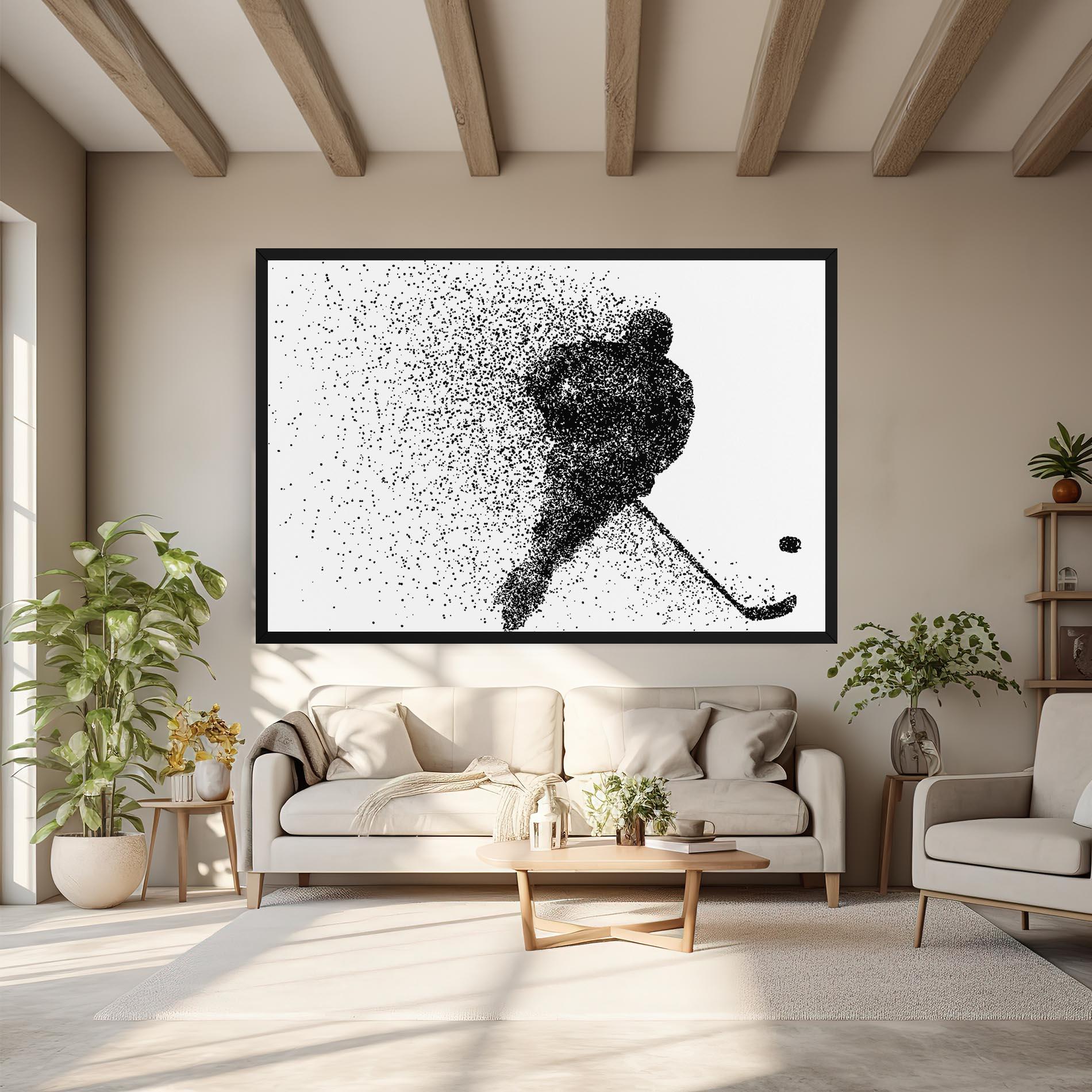 Tablou Canvas Hockey Art mockup 6