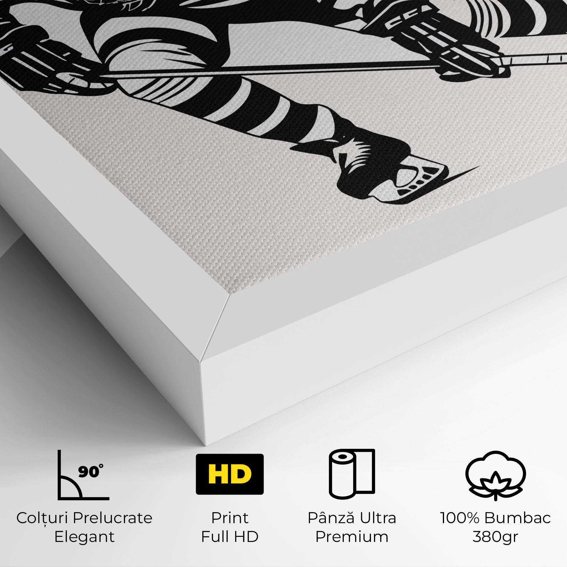 Tablou Canvas Hockey Player mockup 4
