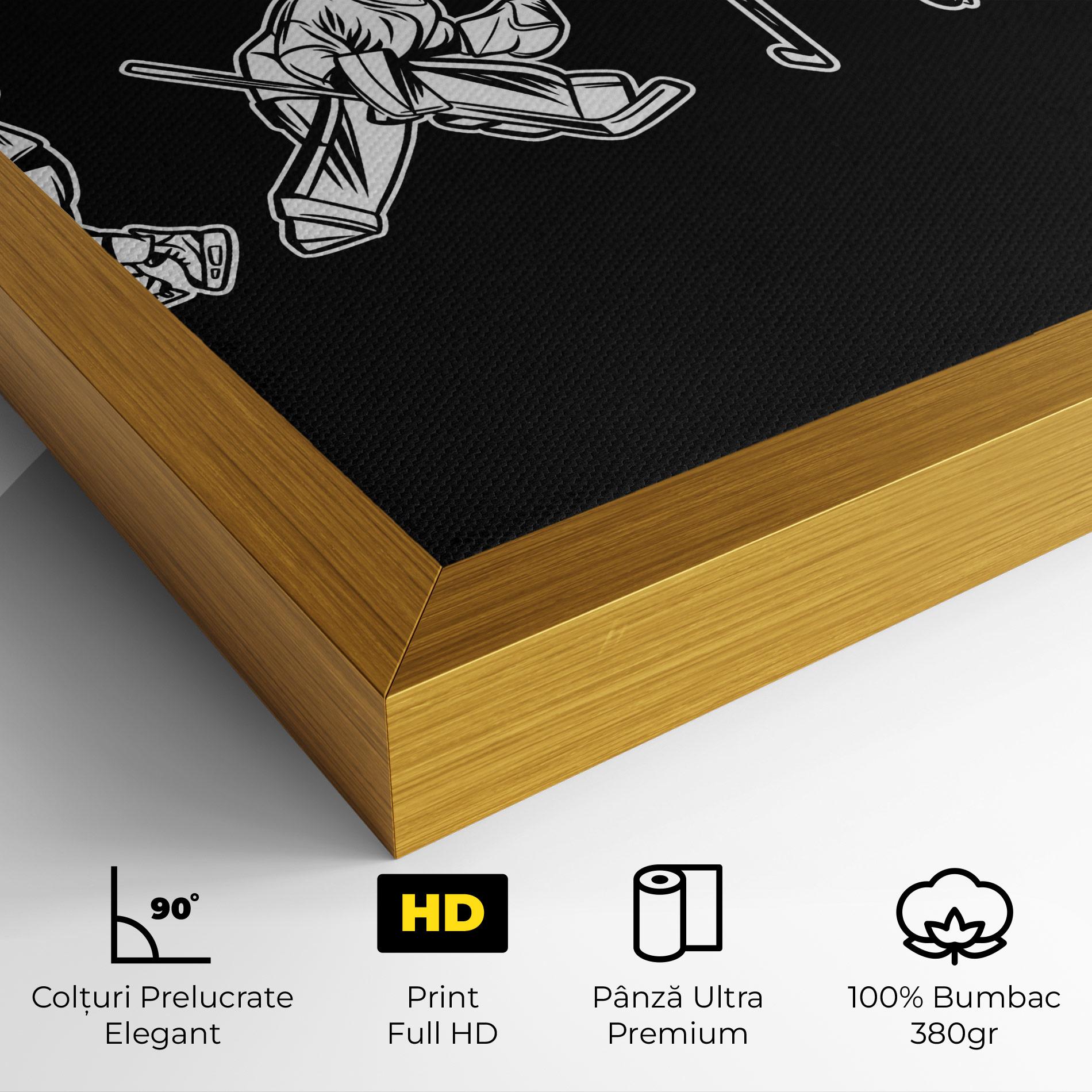 Tablou Canvas Hockey Four mockup 4