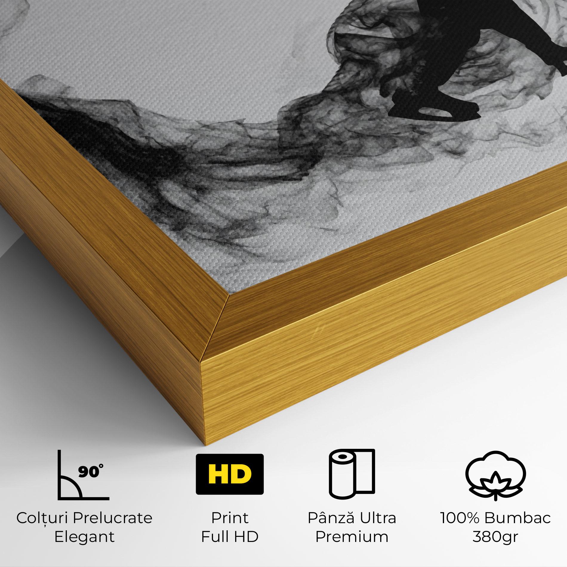 Tablou Canvas Hockey Smoke mockup 4