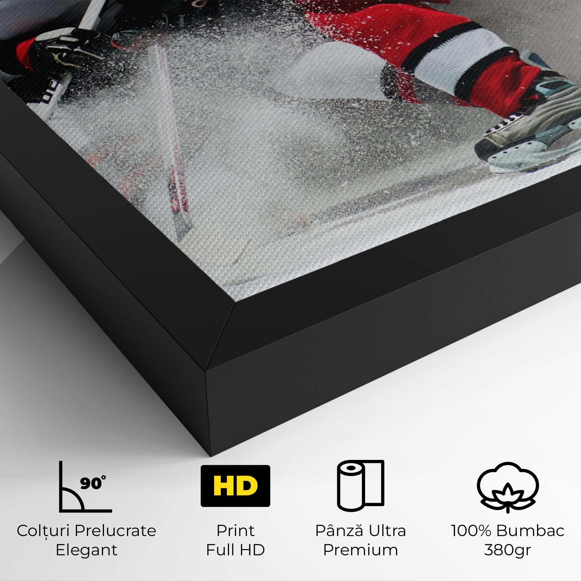 Tablou Canvas Red Hokey Player mockup 4