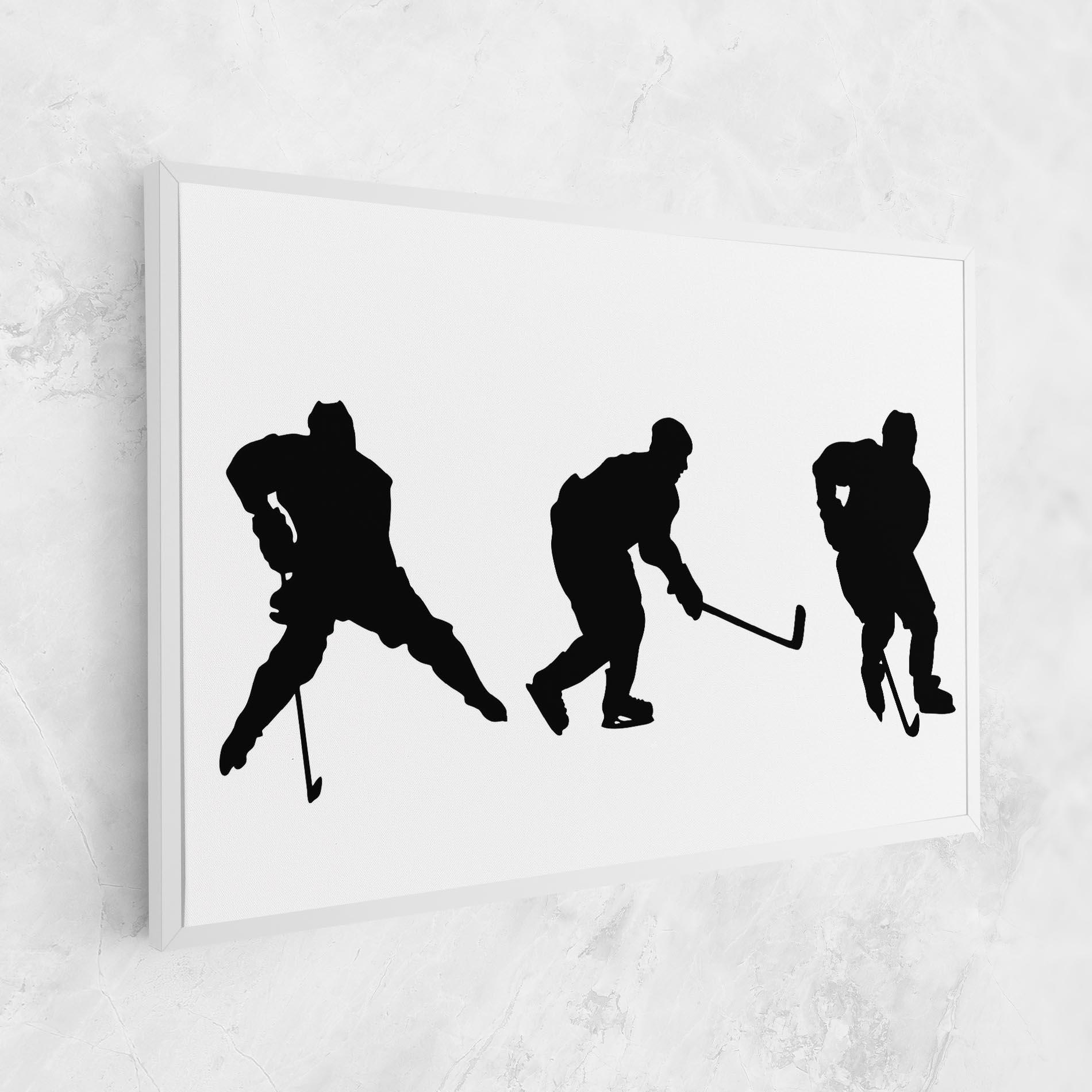 Tablou Canvas Hockey Pose mockup 1