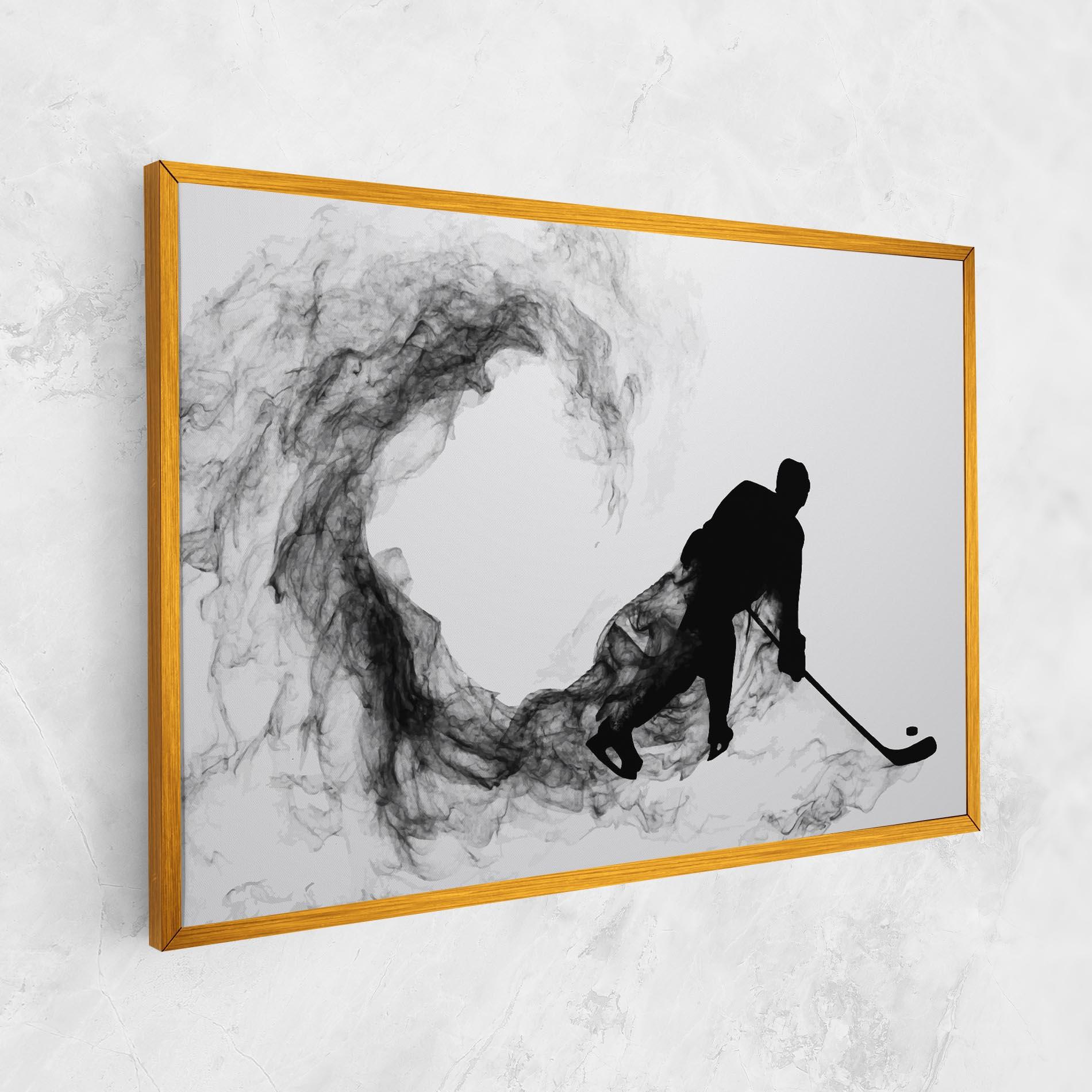Tablou Canvas Hockey Smoke mockup 1