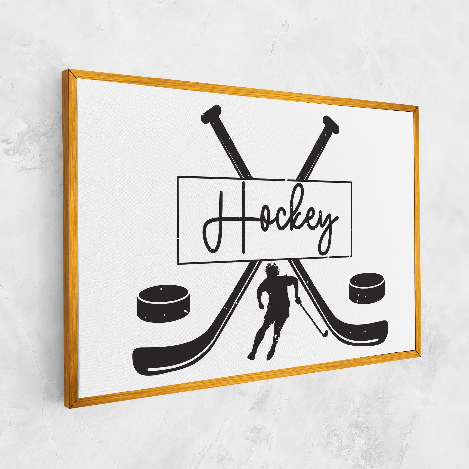 Tablou Canvas Hockey Stick mockup 1