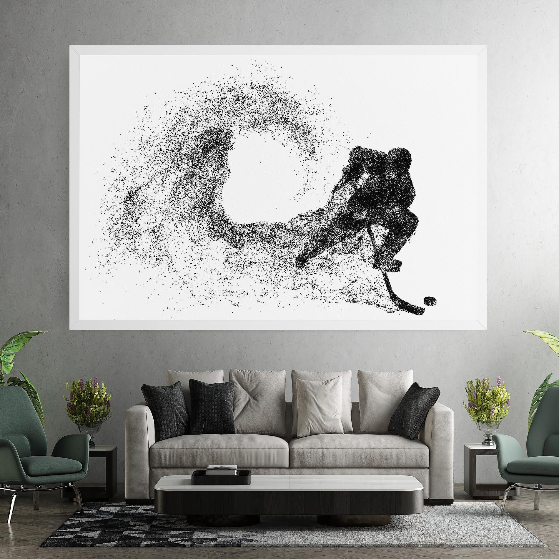Tablou Canvas Hockey Playing mockup 7