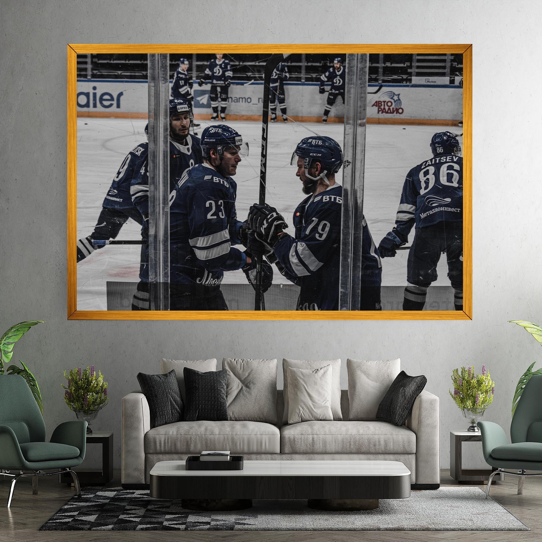 Tablou Canvas Hockey Players mockup 7