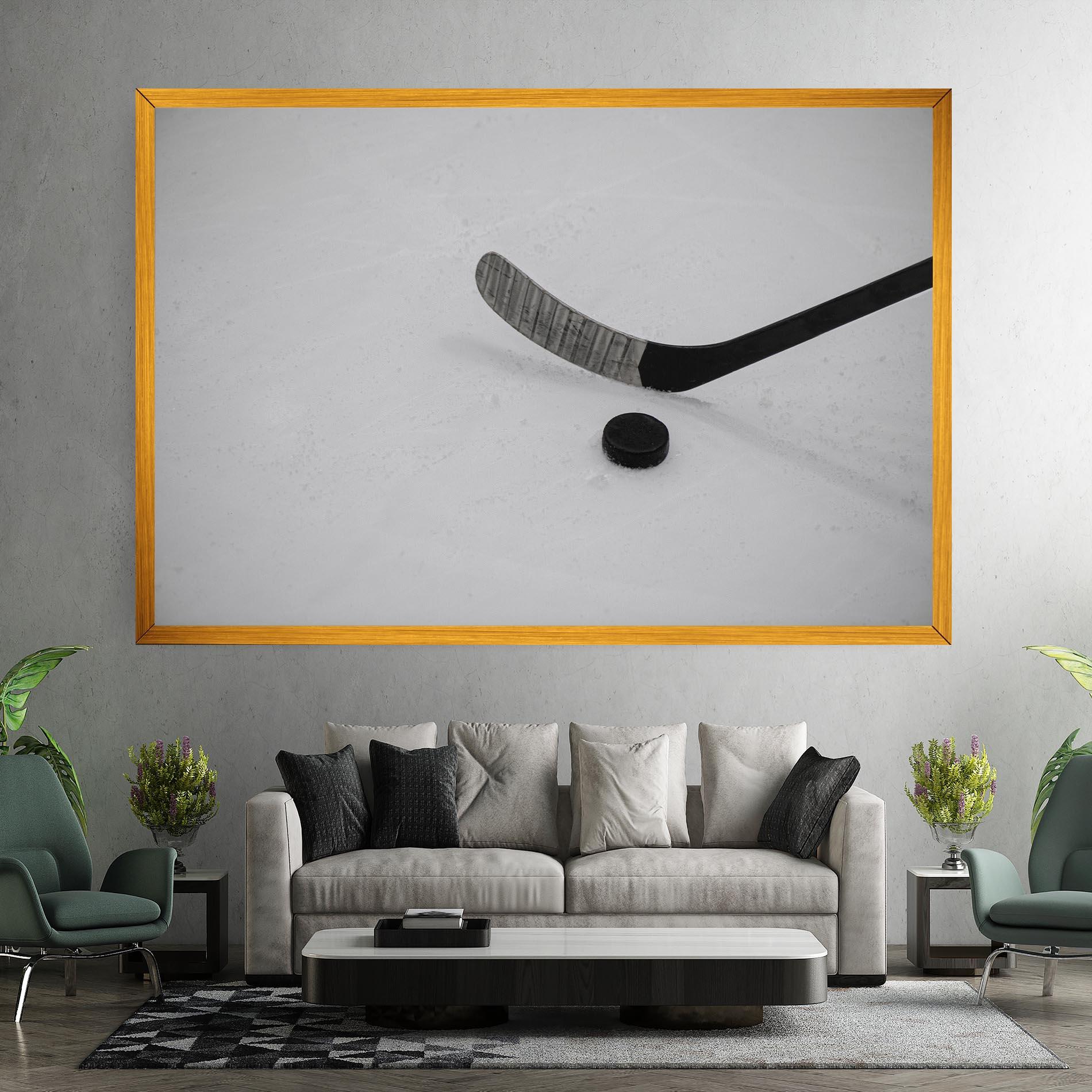 Tablou Canvas Hockey Puck mockup 7