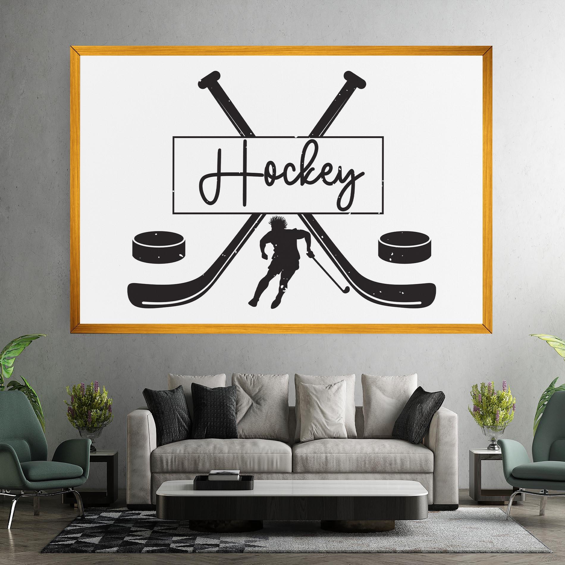 Tablou Canvas Hockey Stick mockup 7