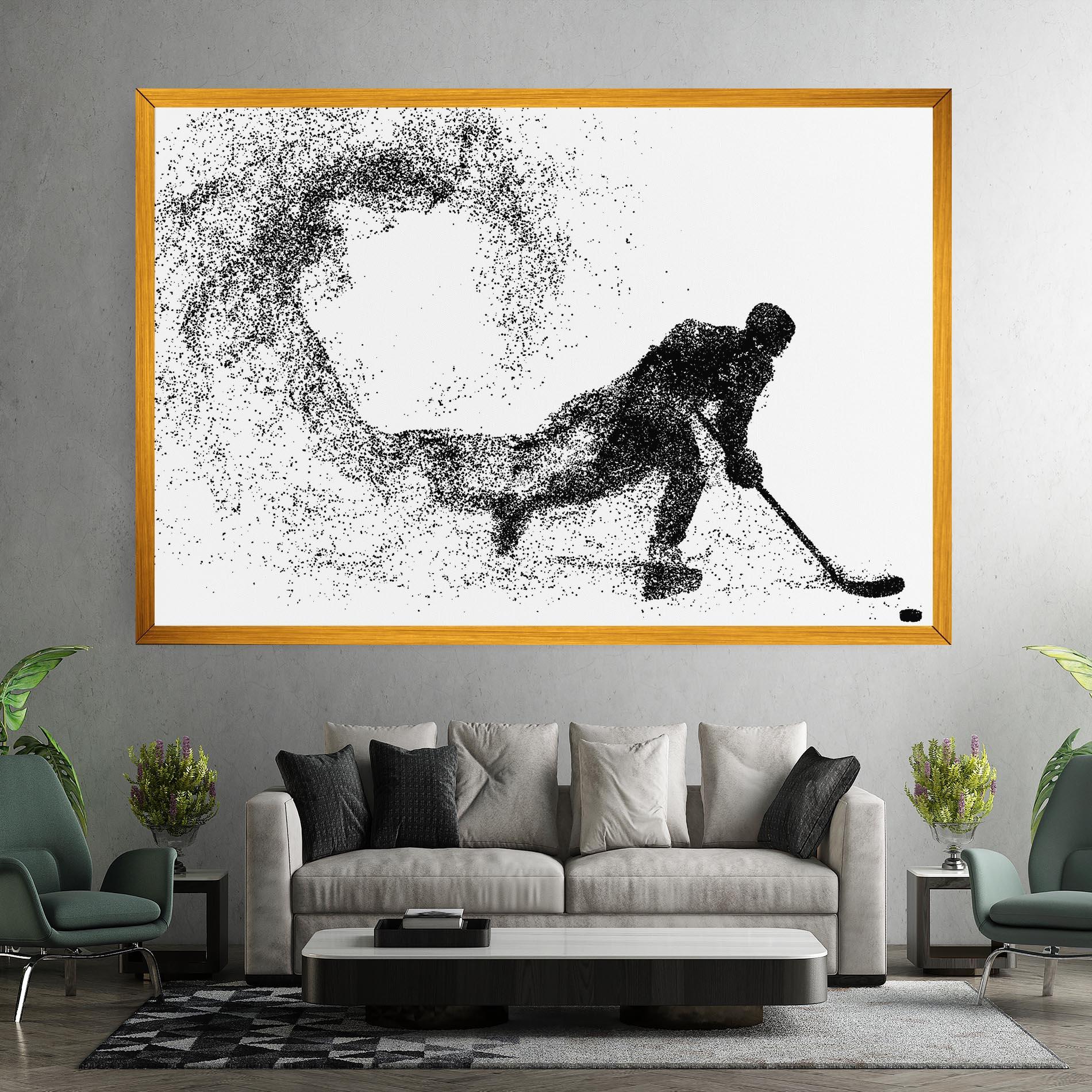 Tablou Canvas Playing Hockey mockup 7