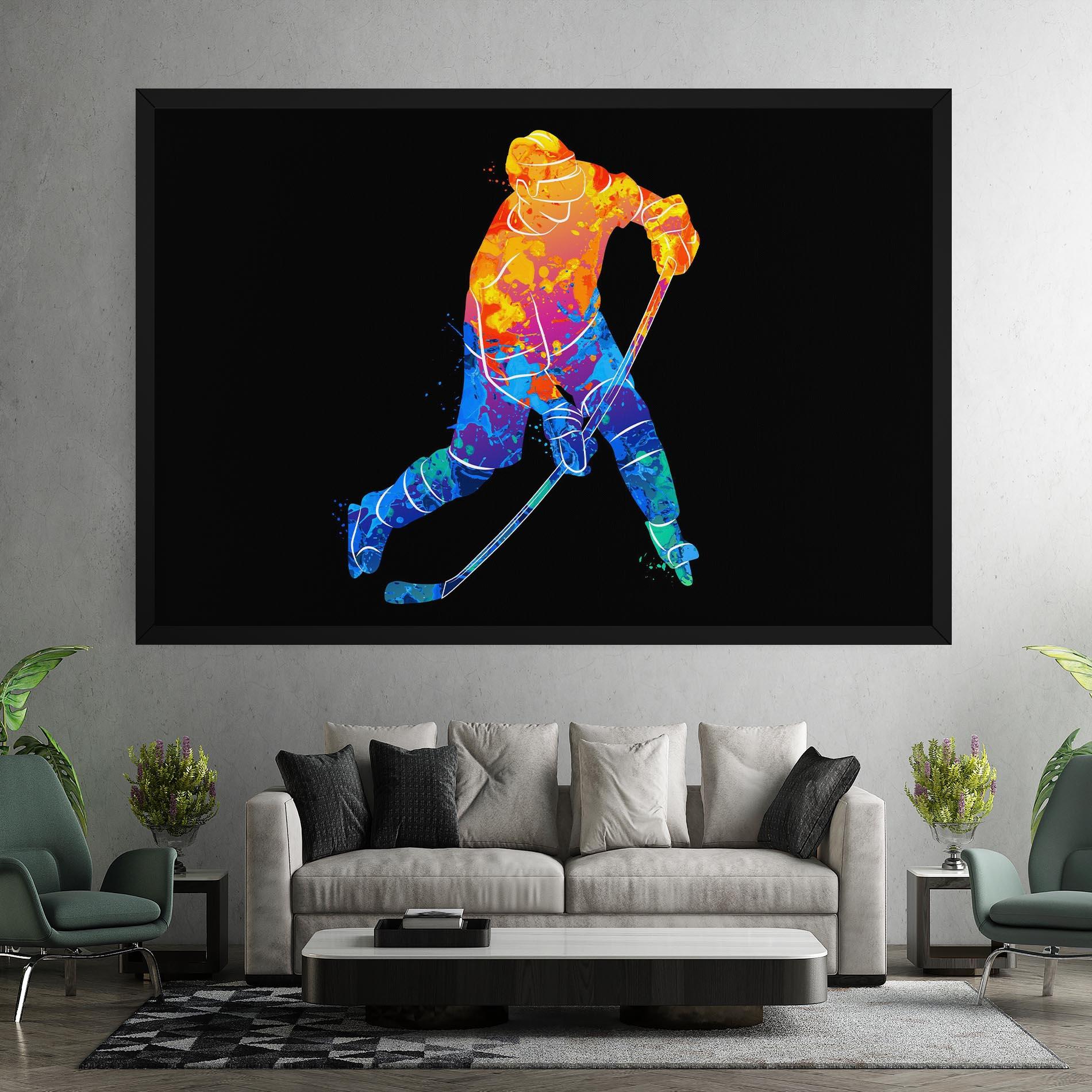 Tablou Canvas Color Mix Hockey mockup 7