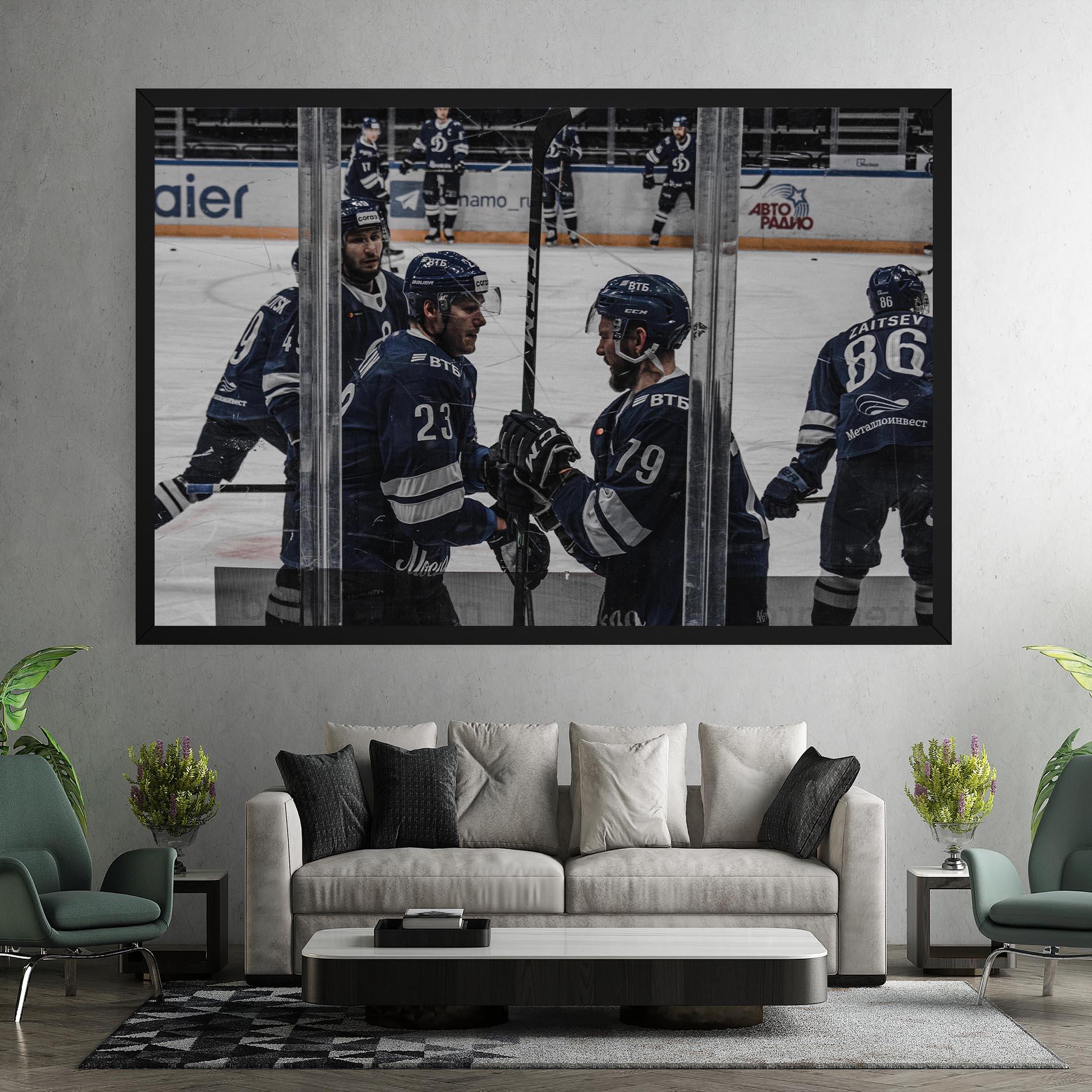 Tablou Canvas Hockey Players mockup 7