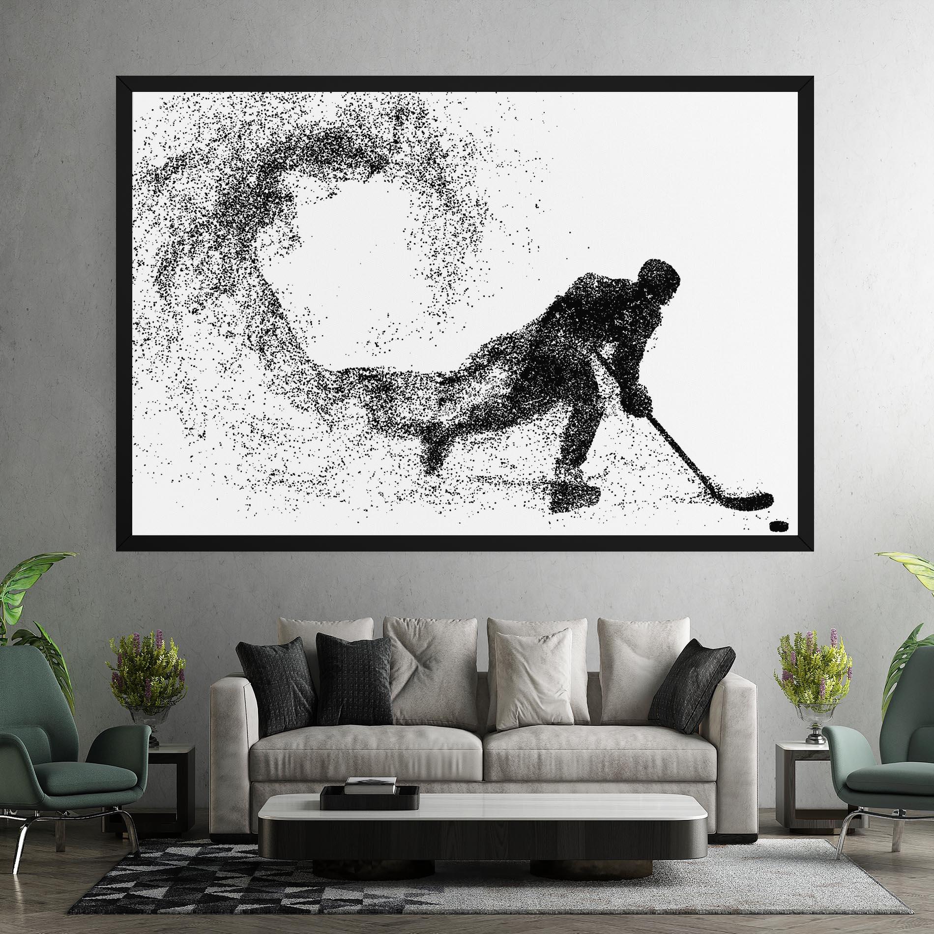 Tablou Canvas Playing Hockey mockup 7