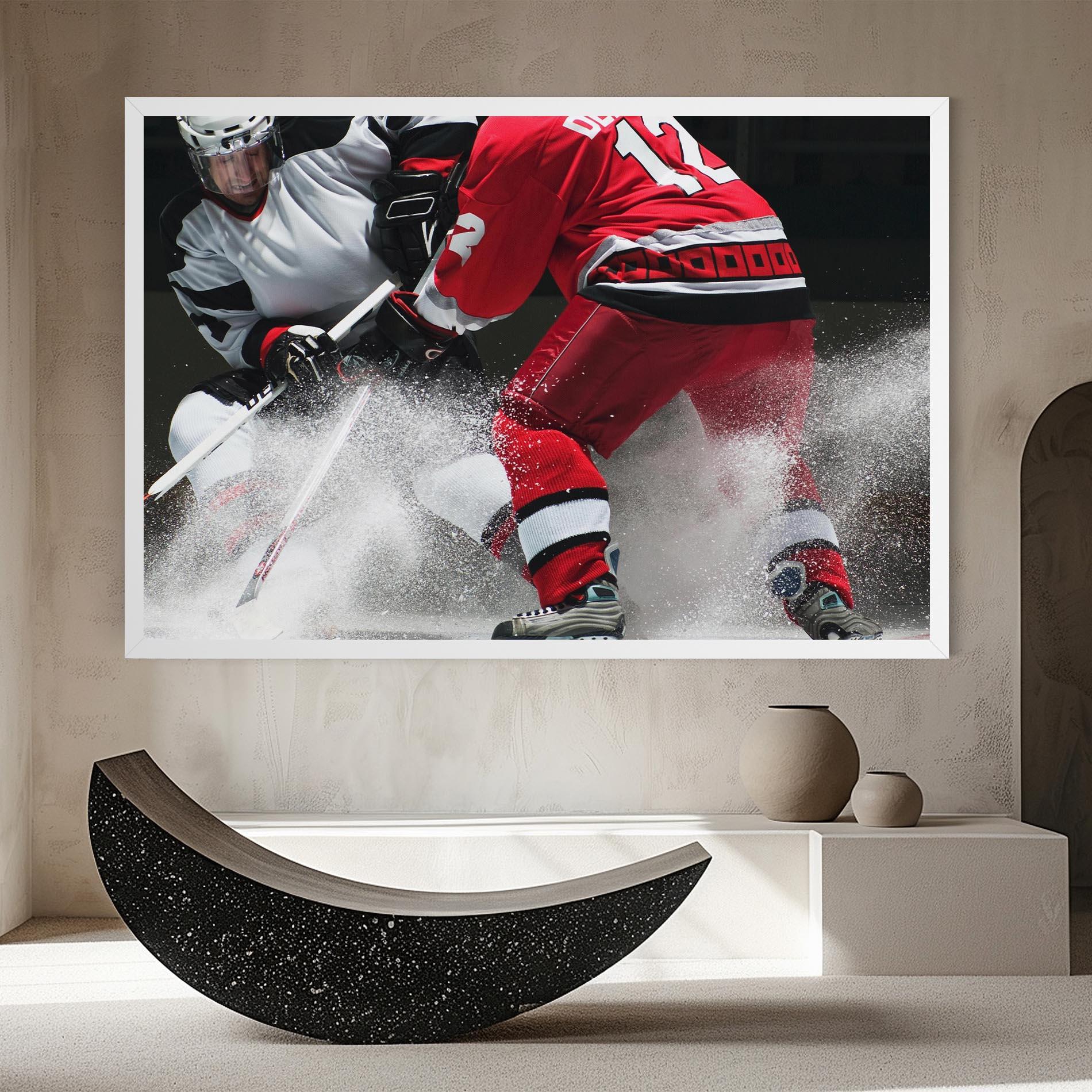 Tablou Canvas Red Hokey Player mockup 8