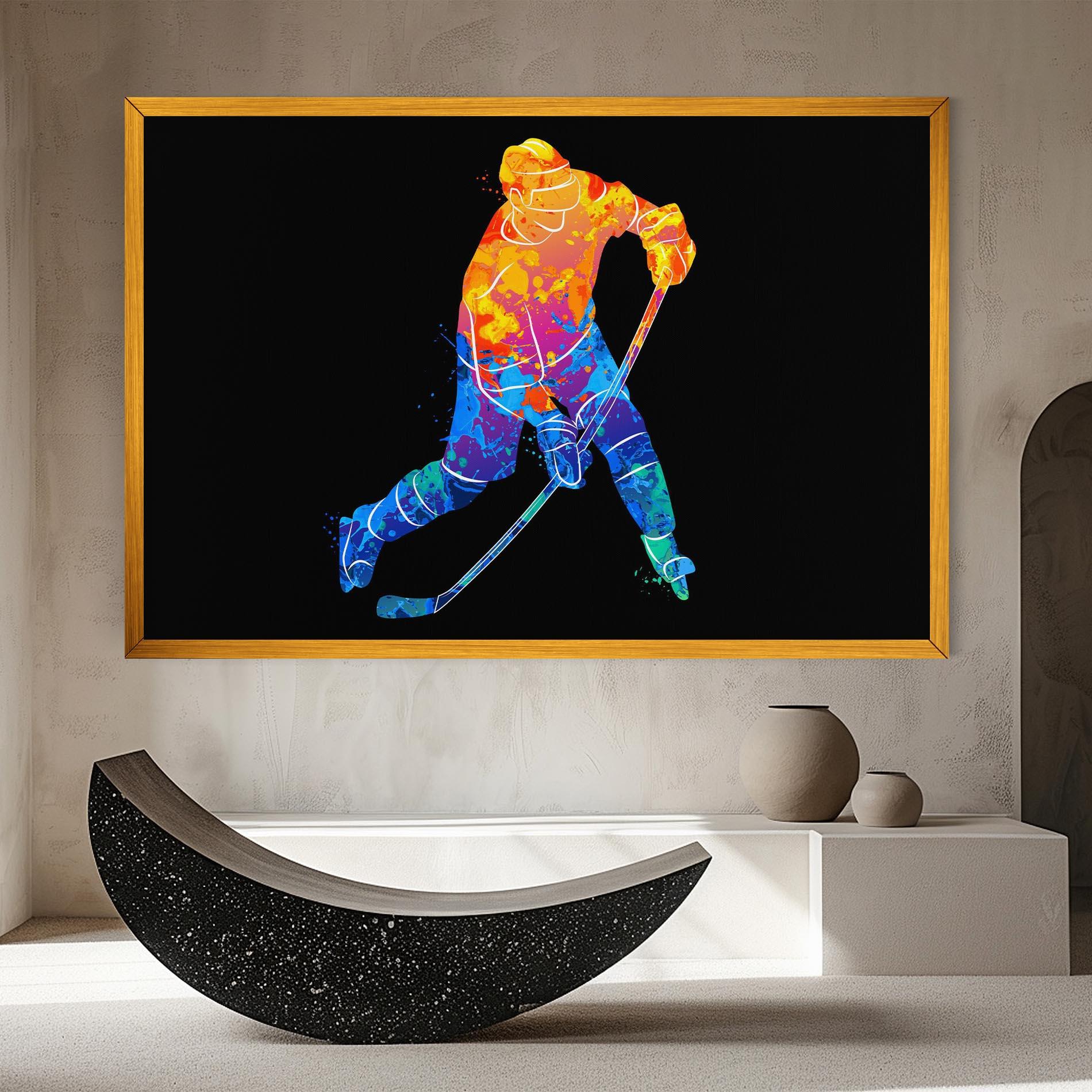 Tablou Canvas Color Mix Hockey mockup 8