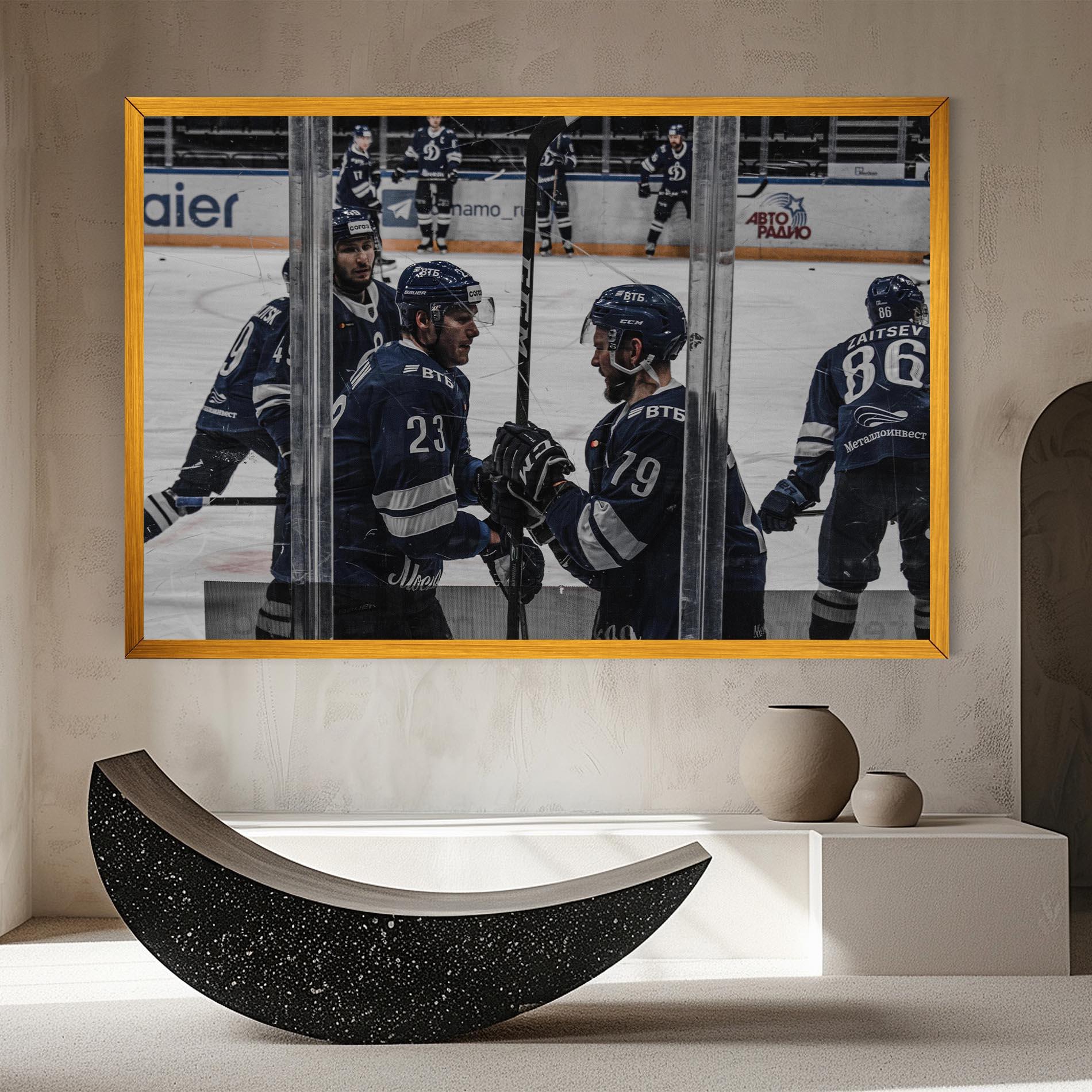 Tablou Canvas Hockey Players mockup 8