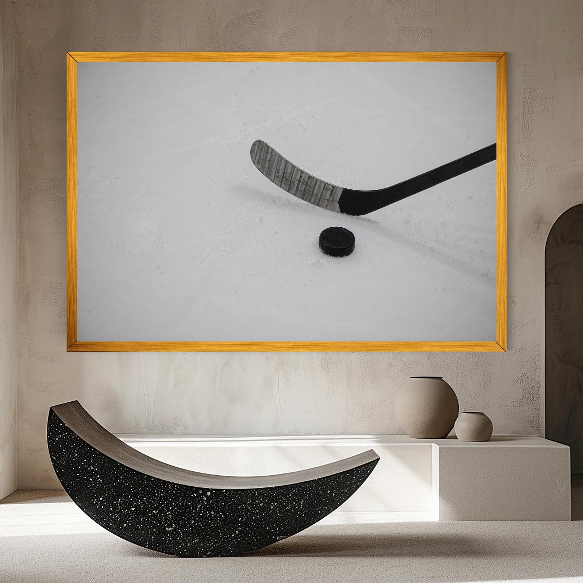 Tablou Canvas Hockey Puck mockup 8