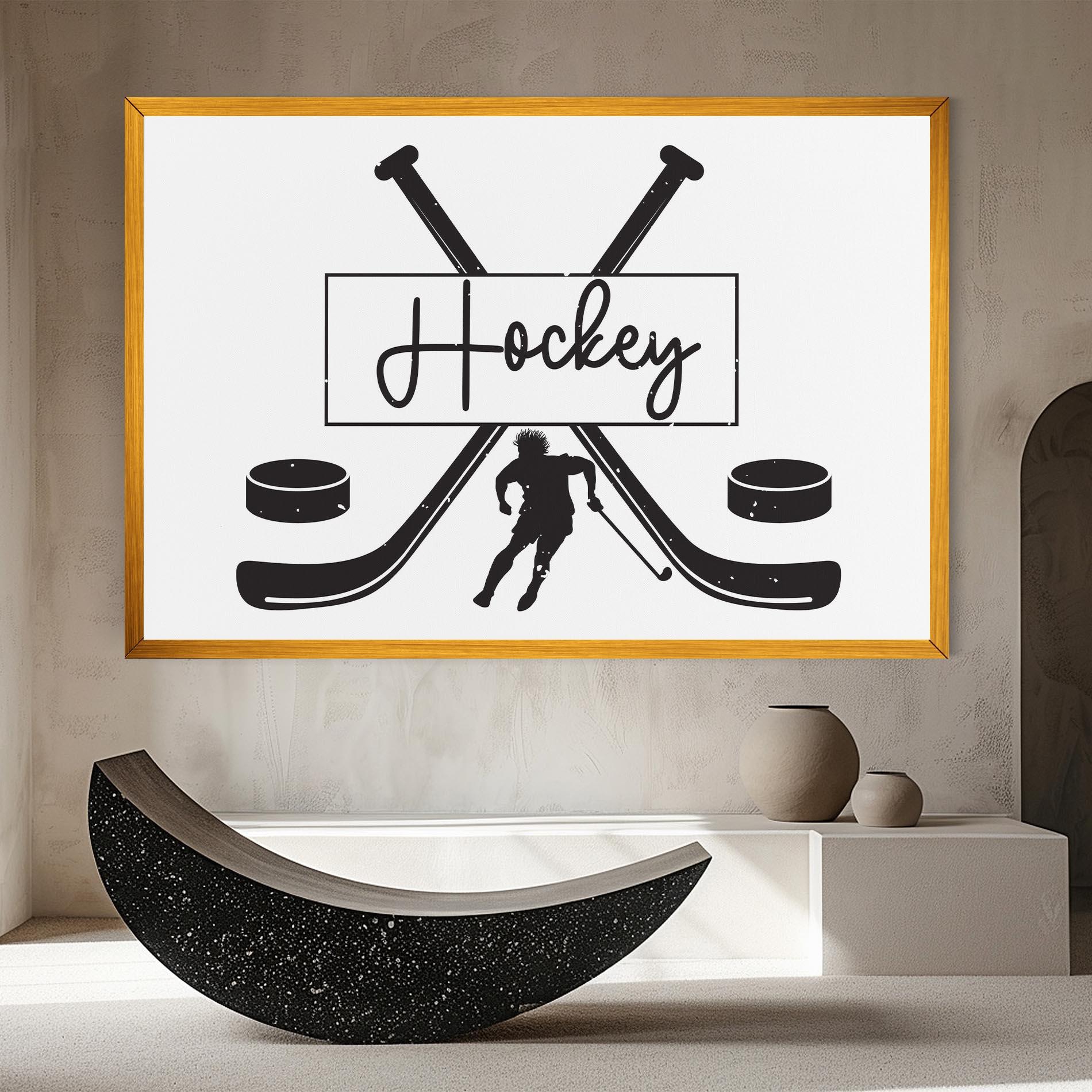 Tablou Canvas Hockey Stick mockup 8