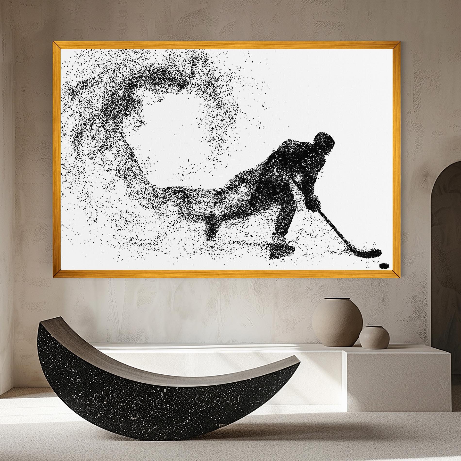 Tablou Canvas Playing Hockey mockup 8