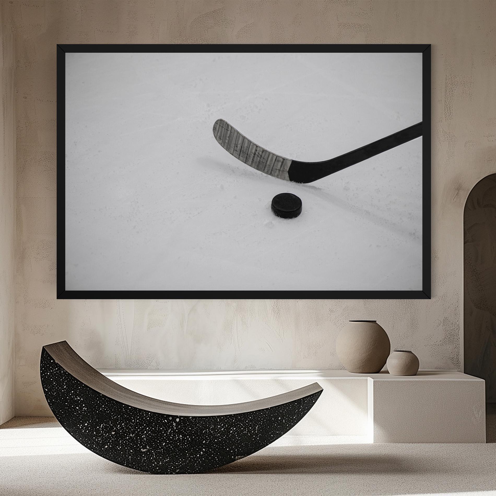 Tablou Canvas Hockey Puck mockup 8