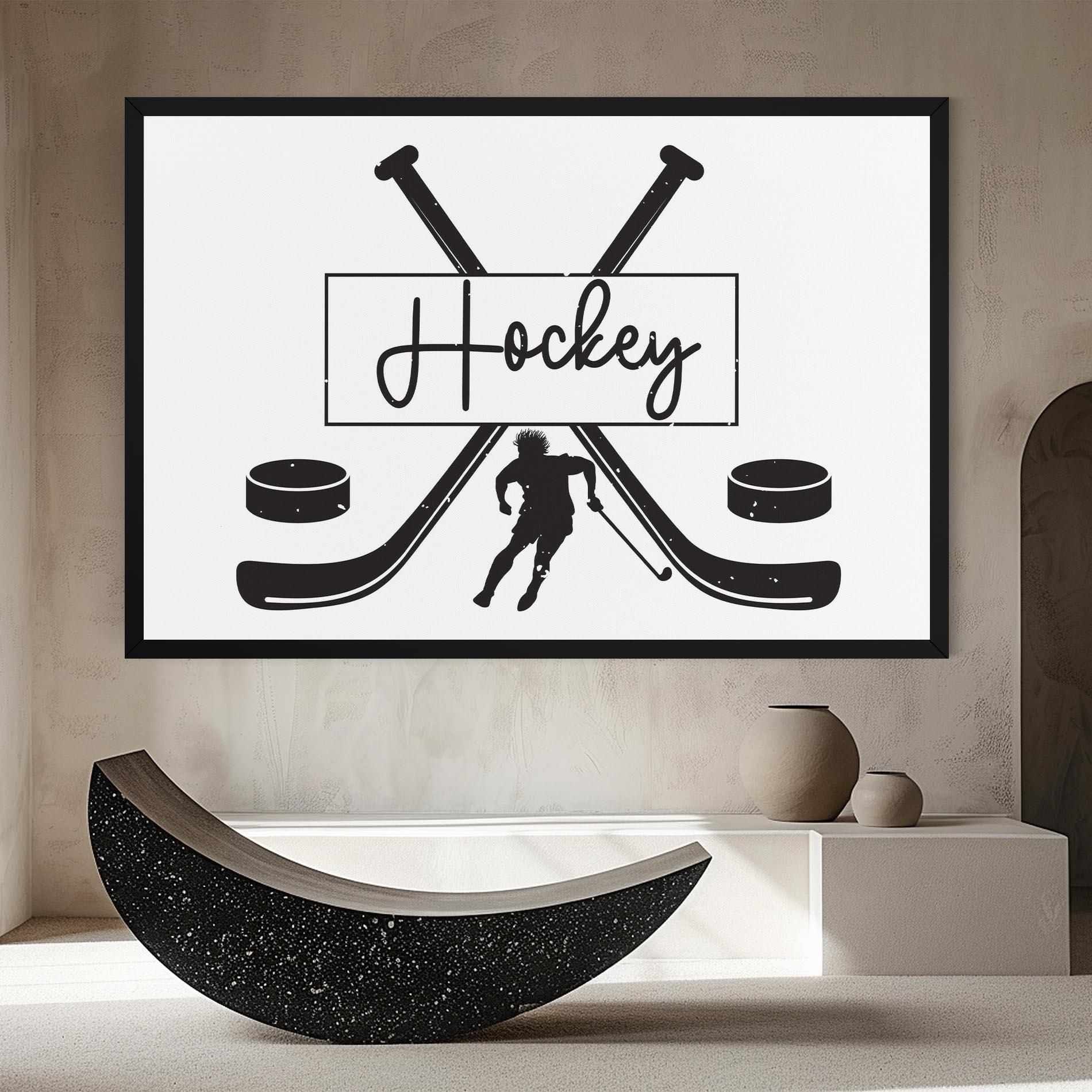 Tablou Canvas Hockey Stick mockup 8