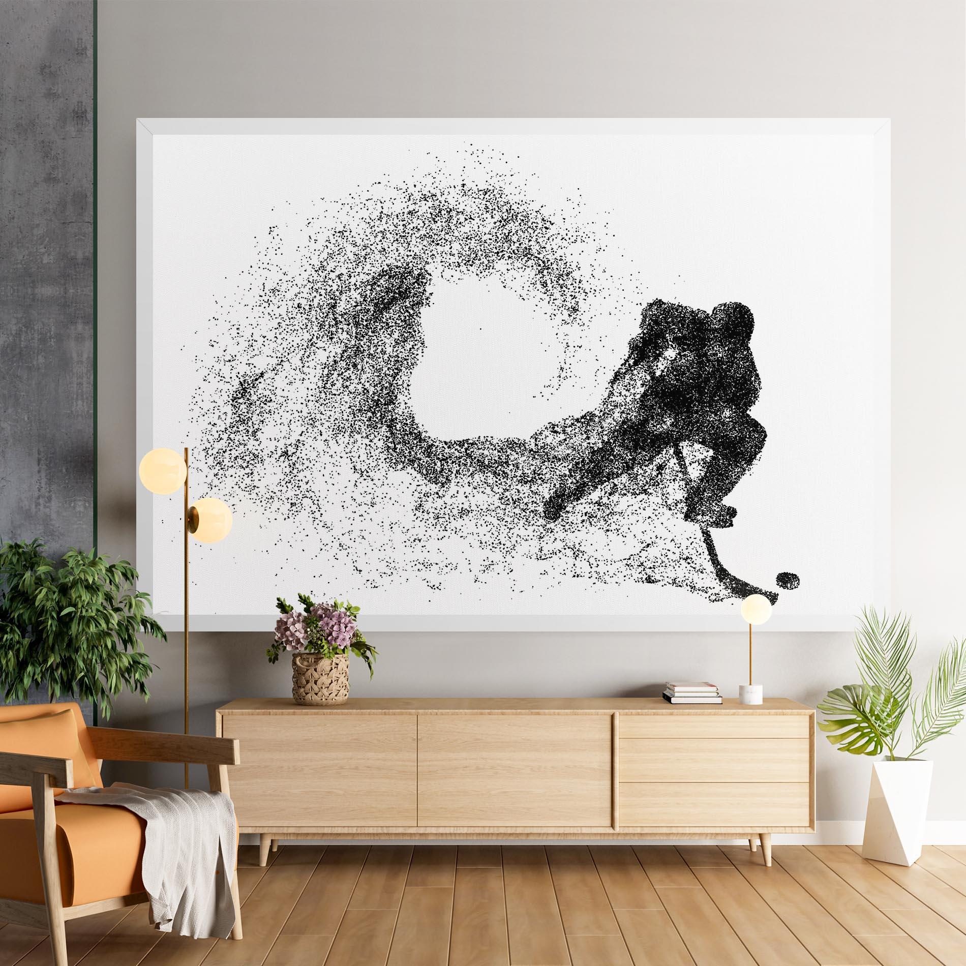 Tablou Canvas Hockey Playing mockup 9