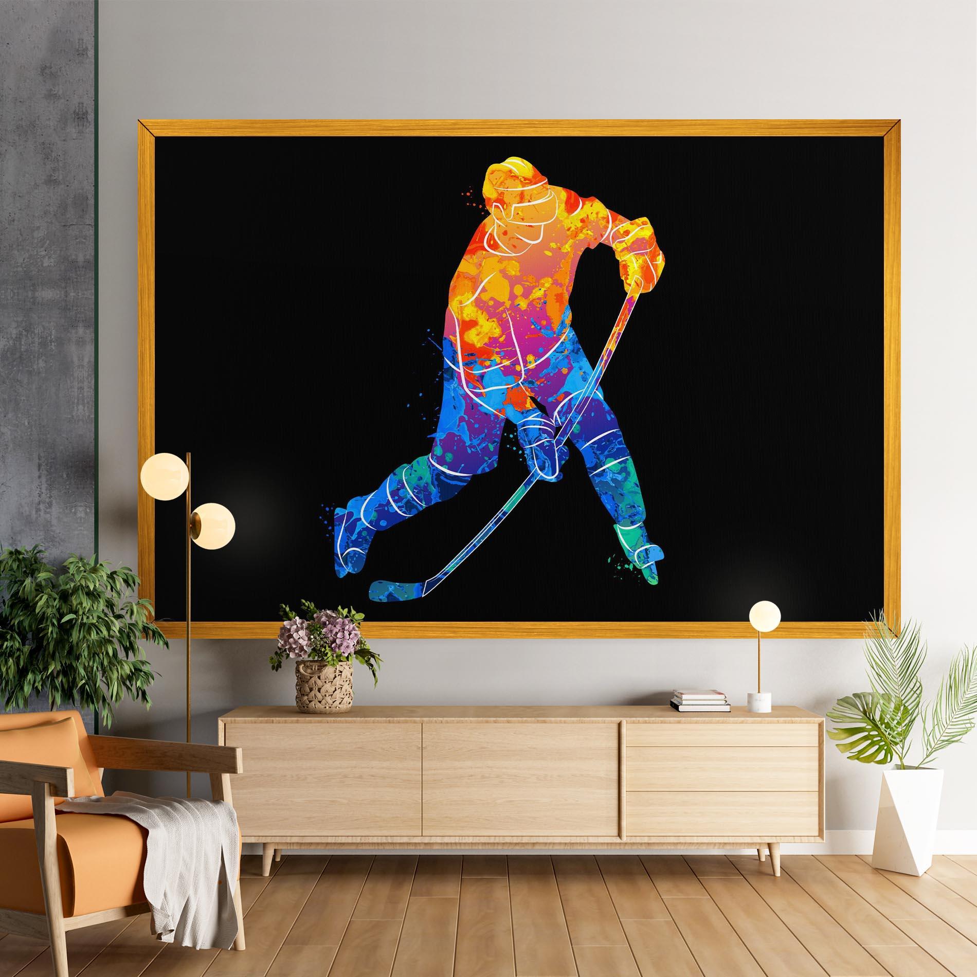 Tablou Canvas Color Mix Hockey mockup 9