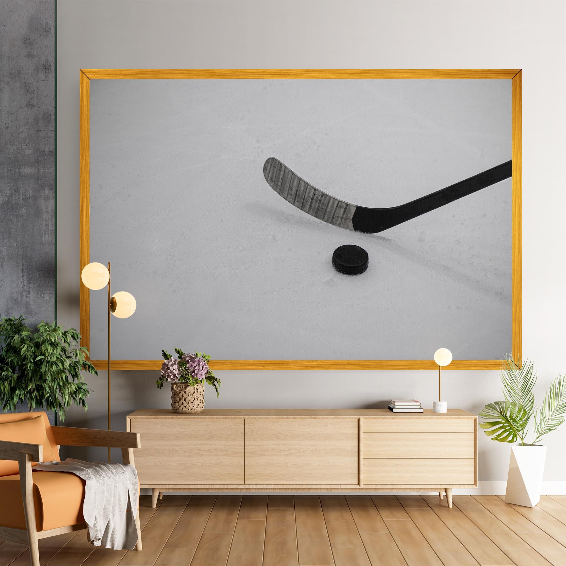 Tablou Canvas Hockey Puck mockup 9