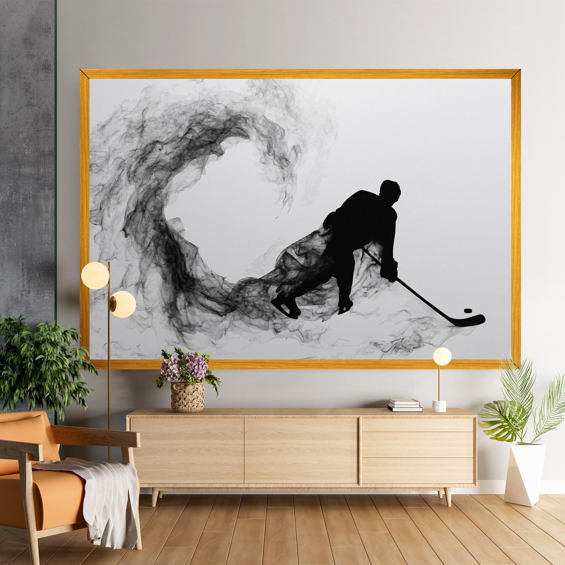 Tablou Canvas Hockey Smoke mockup 9