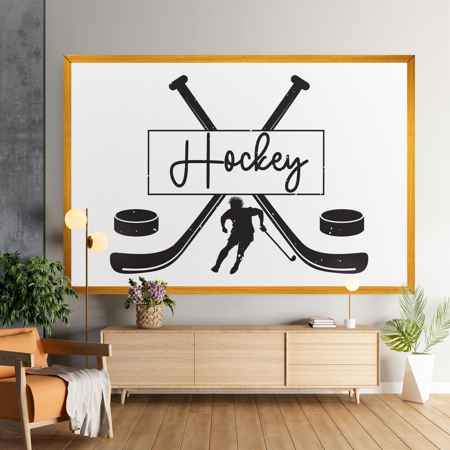 Tablou Canvas Hockey Stick mockup 9