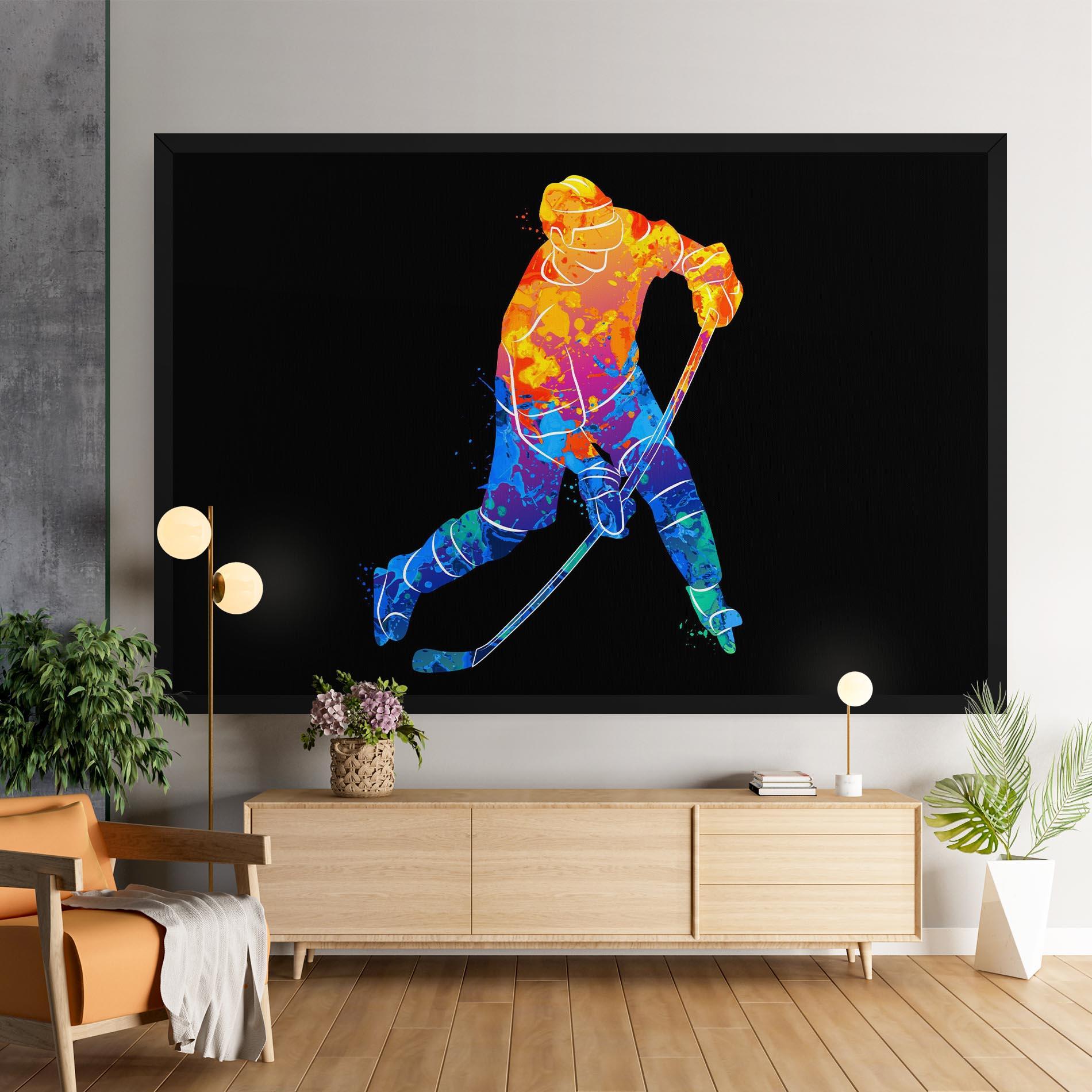Tablou Canvas Color Mix Hockey mockup 9