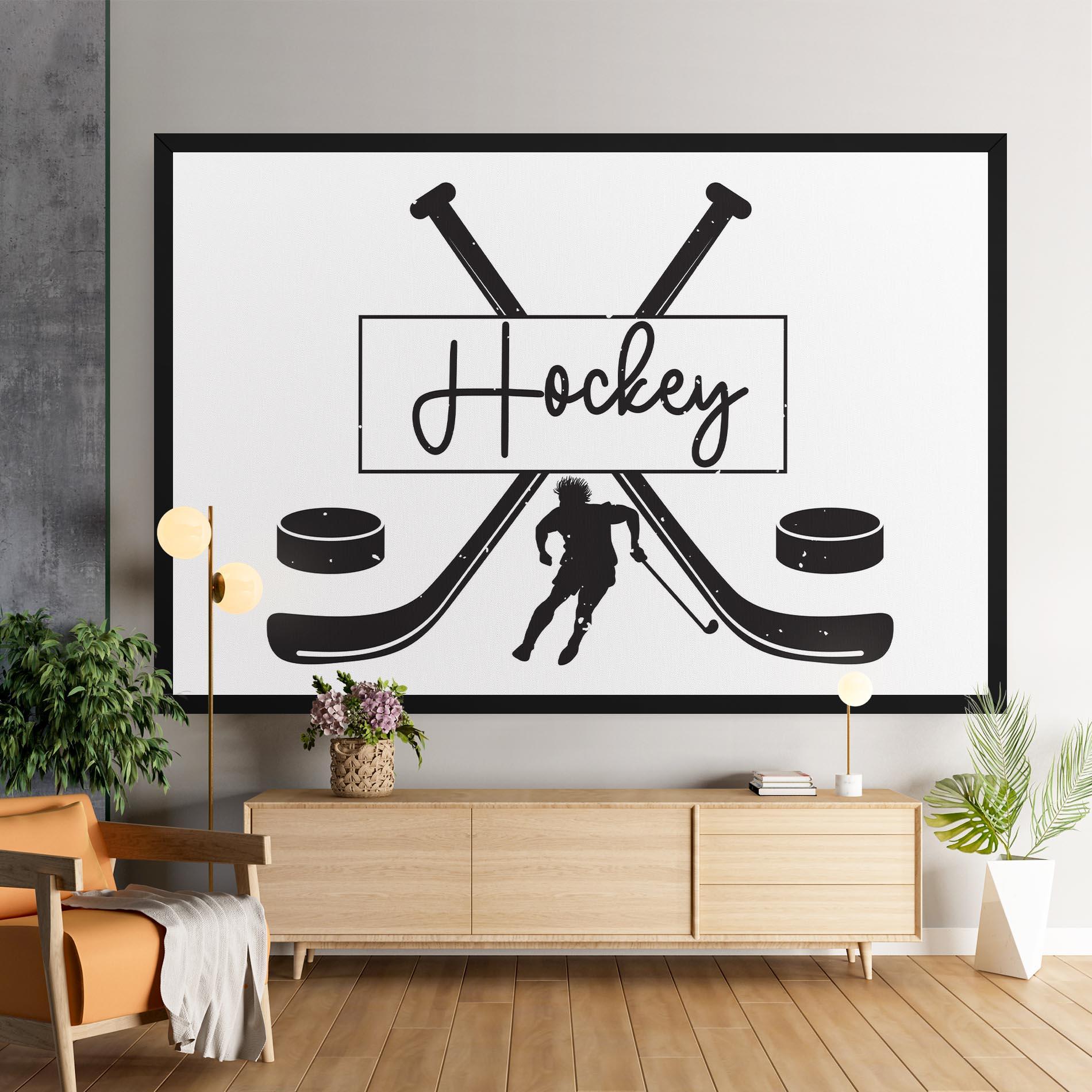 Tablou Canvas Hockey Stick mockup 9