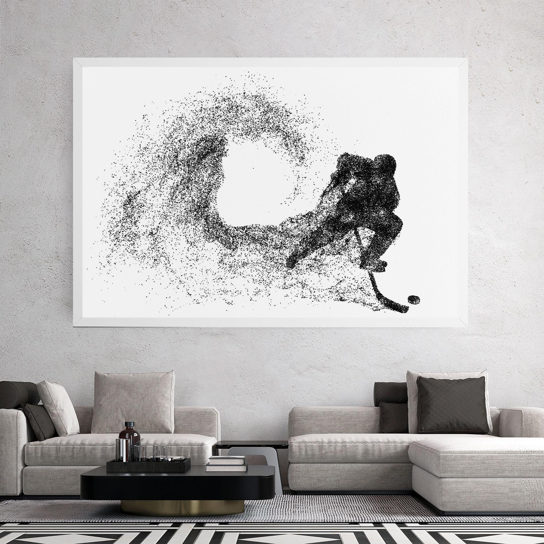 Tablou Canvas Hockey Playing mockup 2