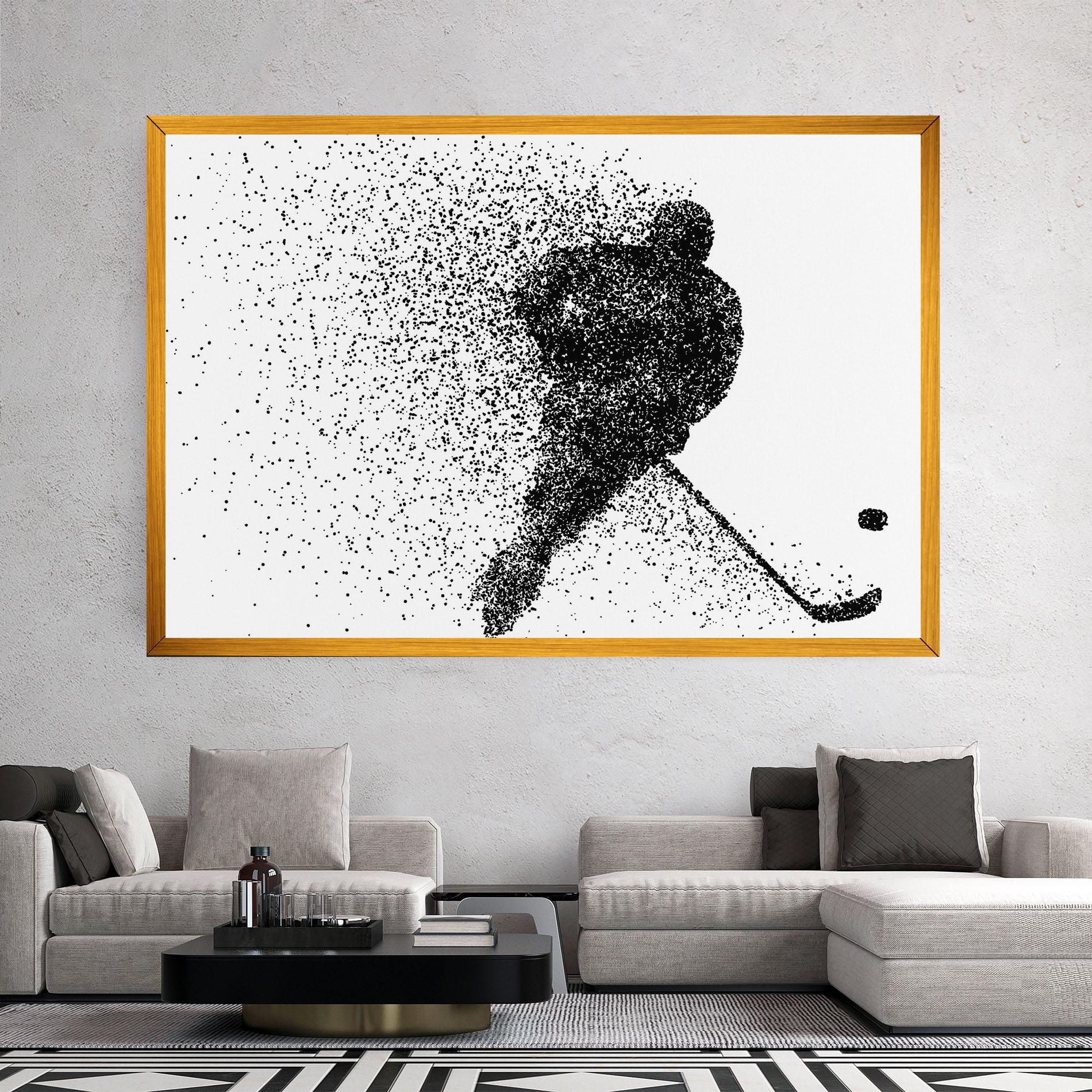 Tablou Canvas Hockey Art mockup 2